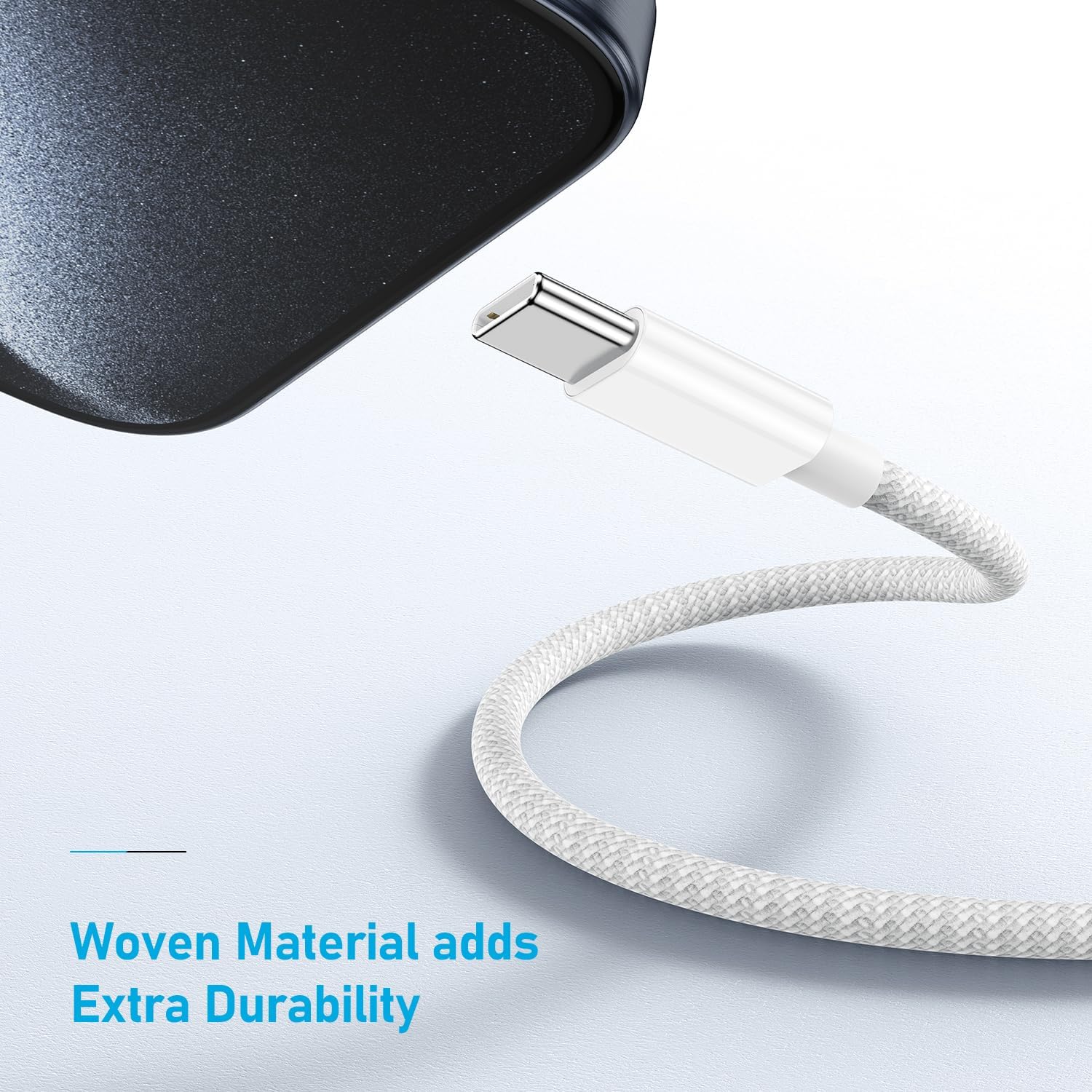 Thumbnail 2 de iPhone Charging Cable for 15/16/17 Series – 3m Braided USB‑C to USB‑C, 2-Pack
