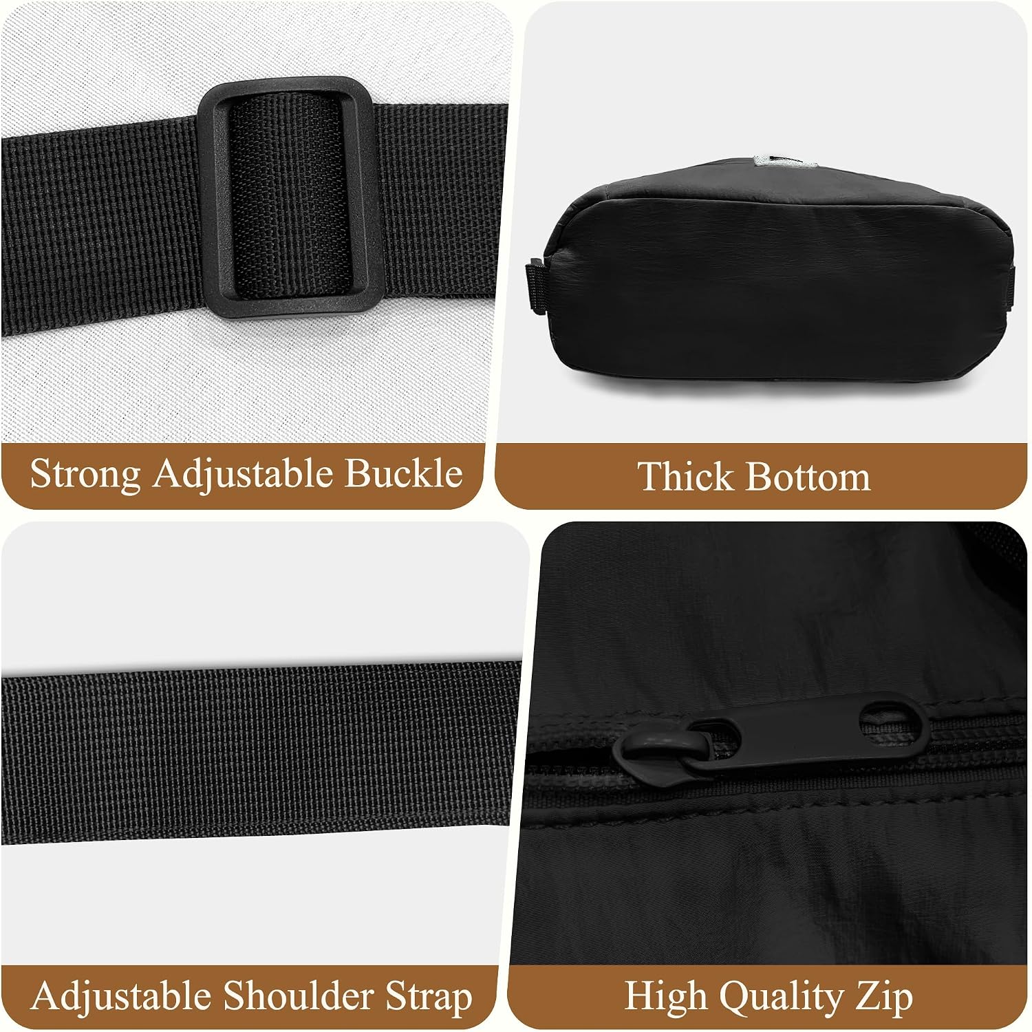 Thumbnail 6 de Mabecol Borsa Donna Zaino 2 in 1 – tote da spalla trasformabile in zaino (Nero)