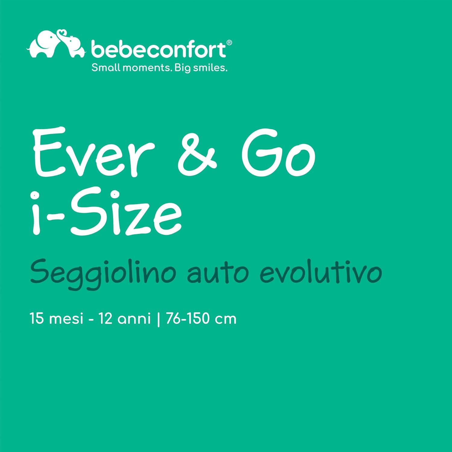 Thumbnail 1 de Bebeconfort Ever & Go i-Size: Seggiolino auto evolutivo 9-36 kg, pieghevole e leggero