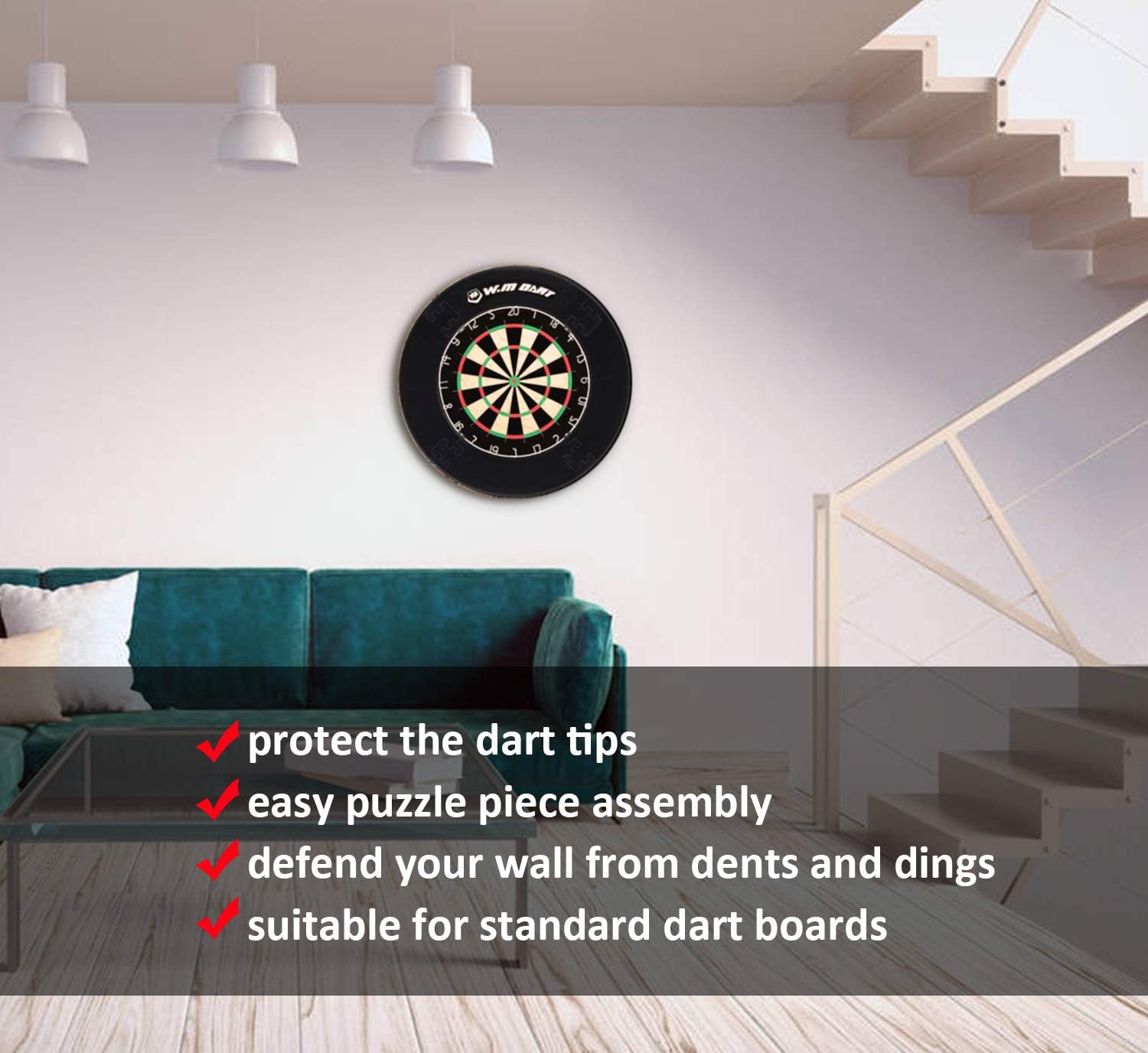 Thumbnail 6 de WIN.MAX Dart Catchring Surround Auffangring für Dartscheiben