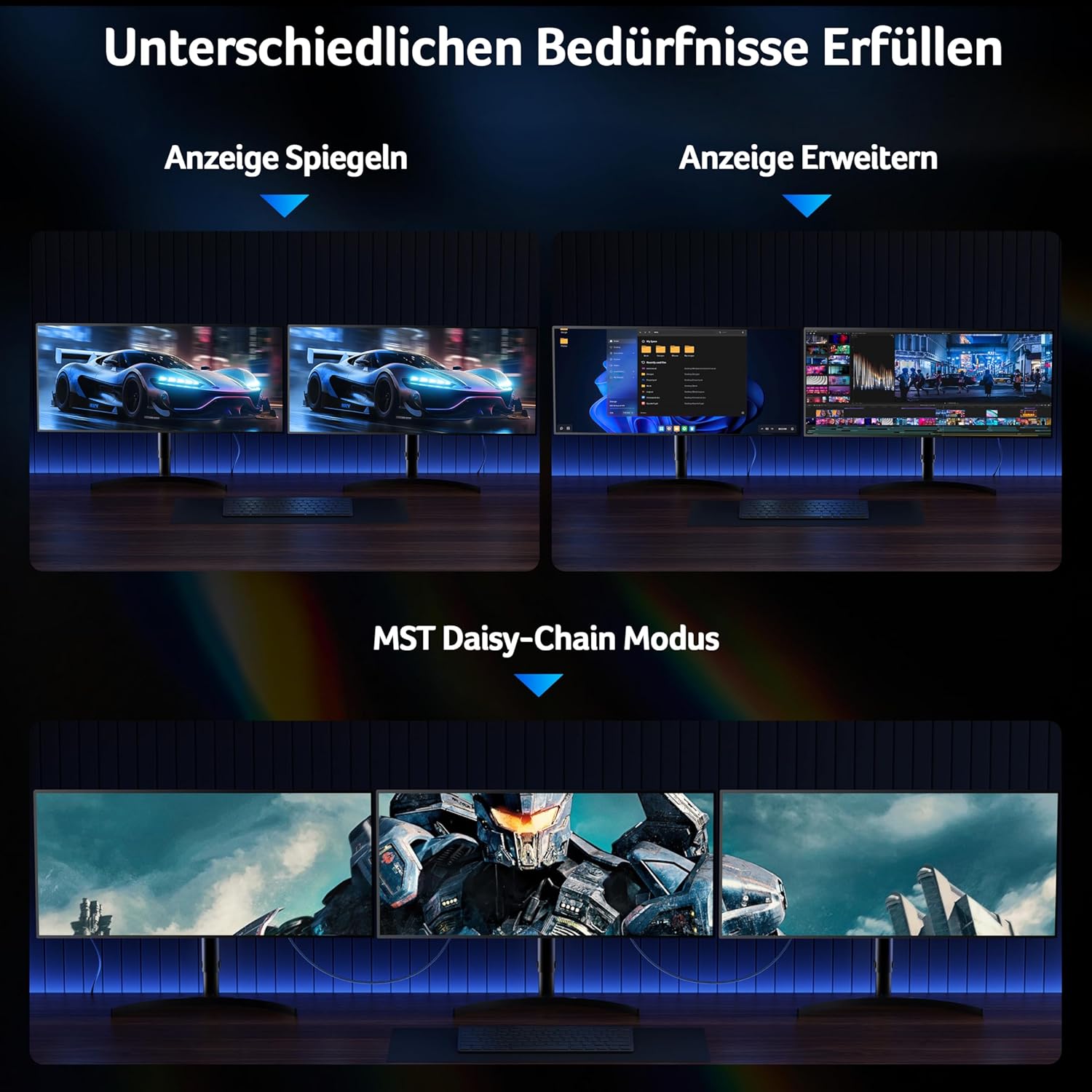 Thumbnail 5 de Acer DisplayPort 1.4 Kabel 3 m für 8K