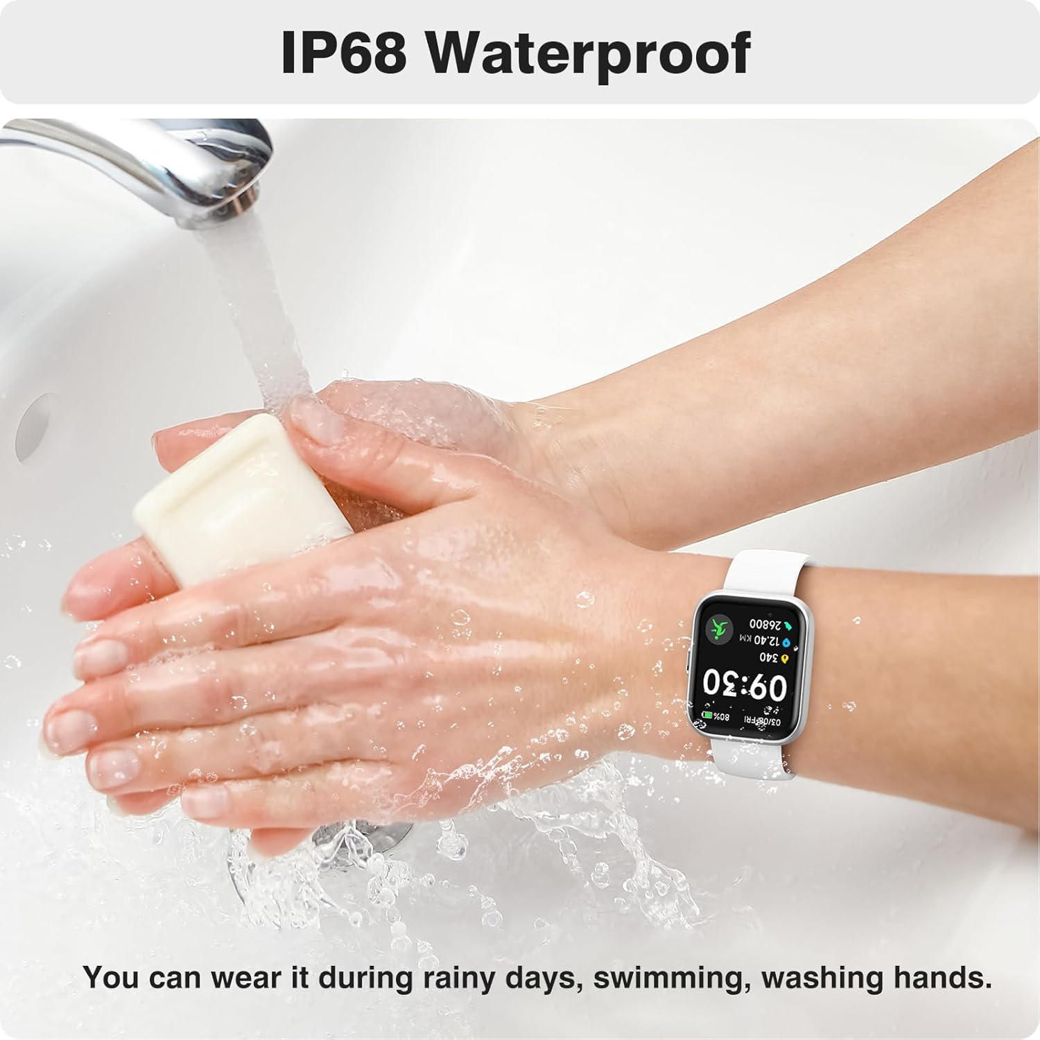 Thumbnail 6 de aeac Smart Watch for Women & Men with 1.85" HD Screen, Bluetooth Calling and Health Tracking