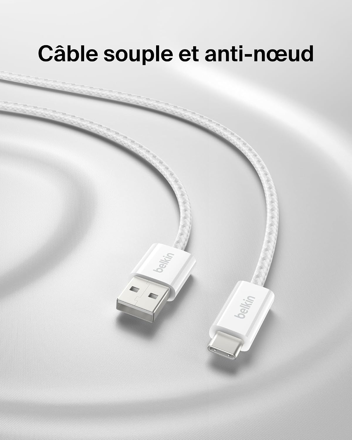 Thumbnail 3 de Belkin Pack 2 câbles USB-A vers USB-C 1,5 m