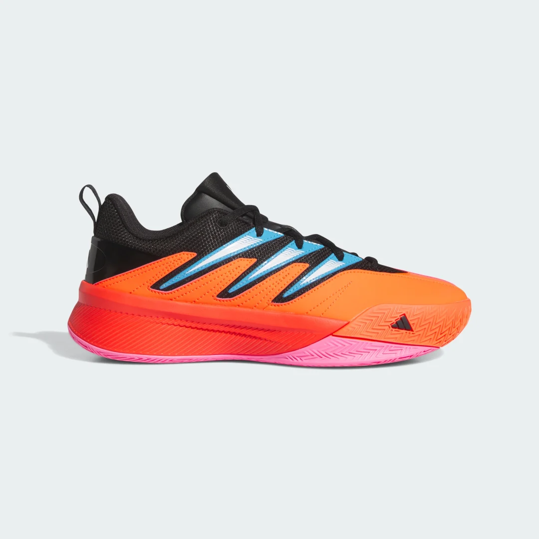Detalle de Zapatilla Adidas Dame Certified Low 3: estilo y comodidad en rojo