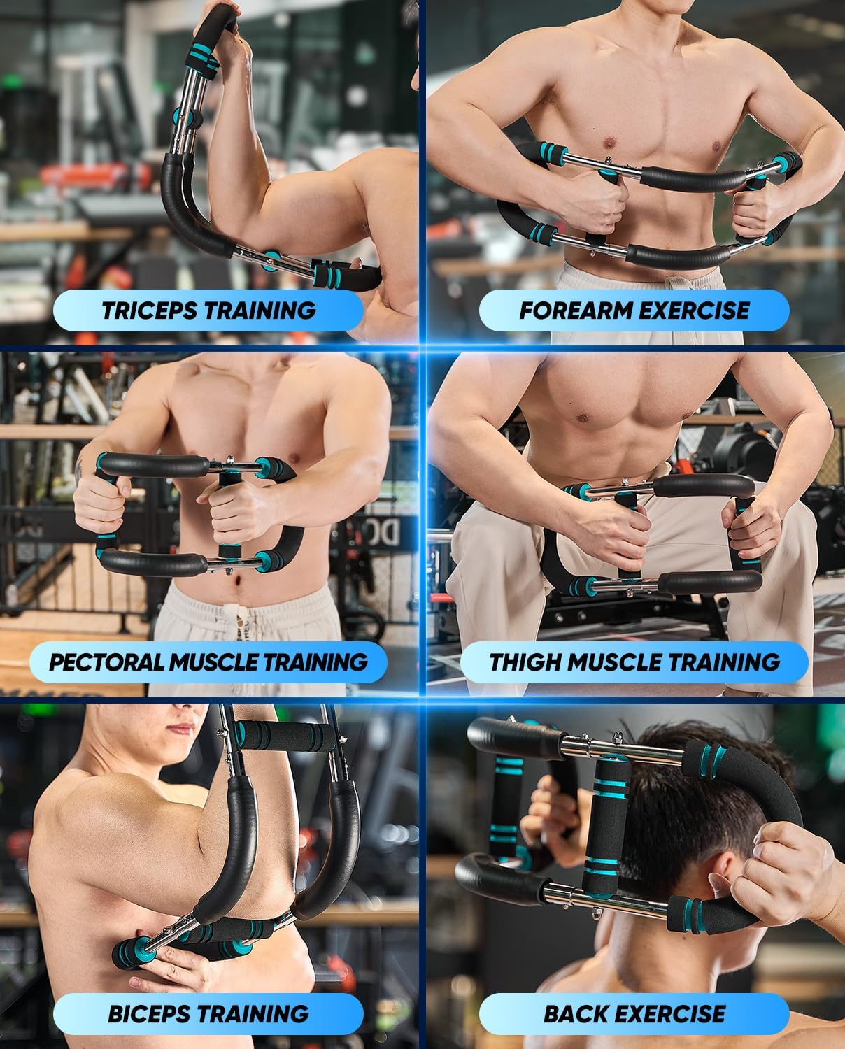 Detalle de Saker Twister Arm Trainer: Adjustable Forearm Strengthener for Home Workouts