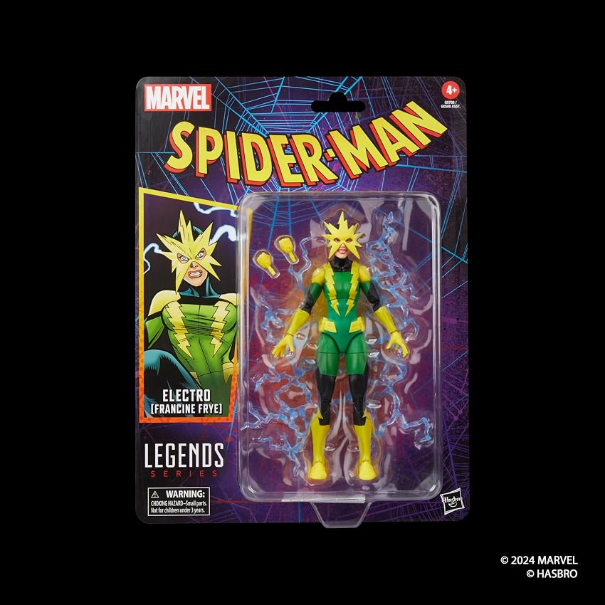 Detalle 2 de Marvel Legends Electro figura 15 cm articulada