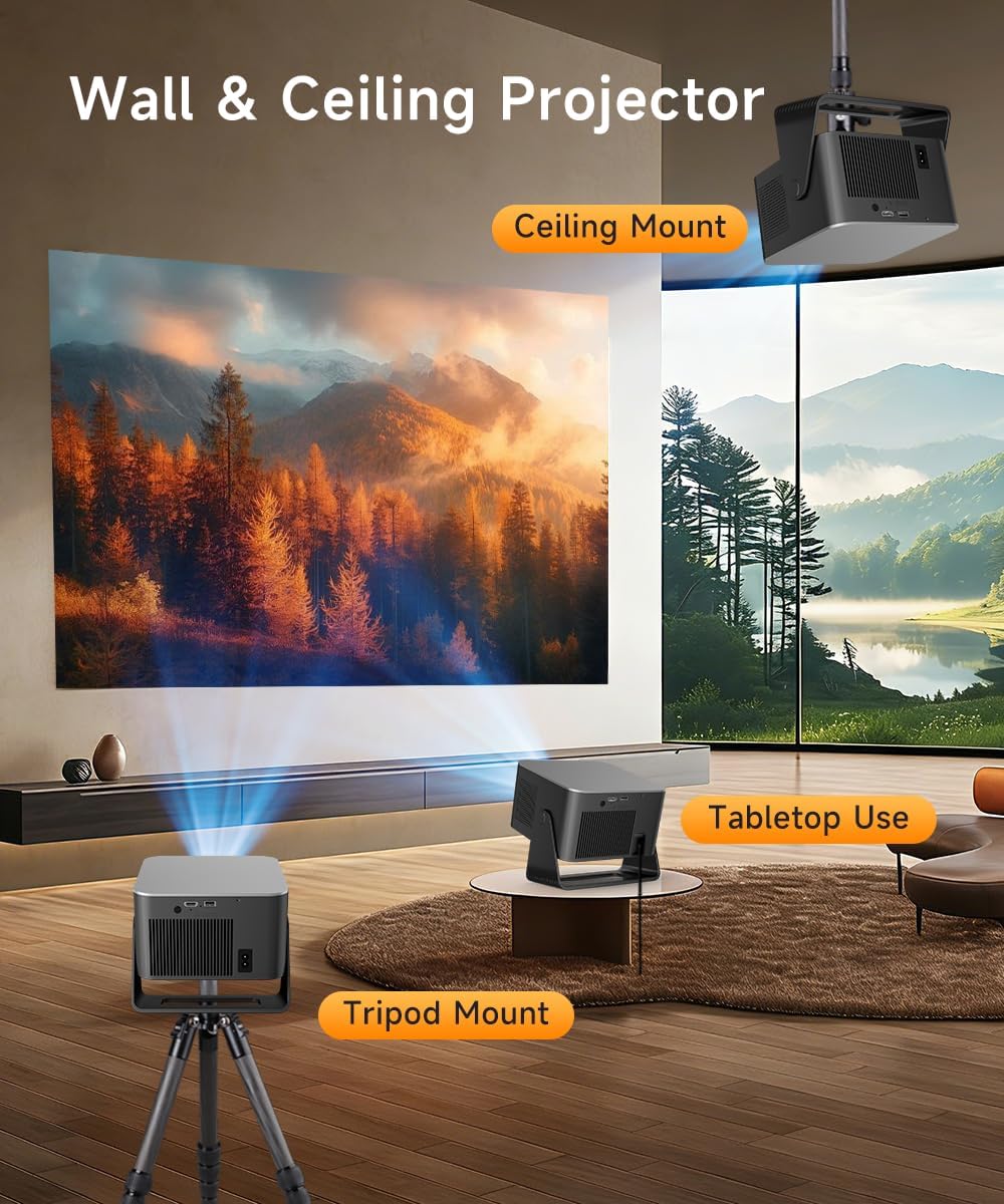 Thumbnail 6 de Magcubic HY350MAX Portable Projector, Native 1080p, Wi-Fi 6, Auto Focus