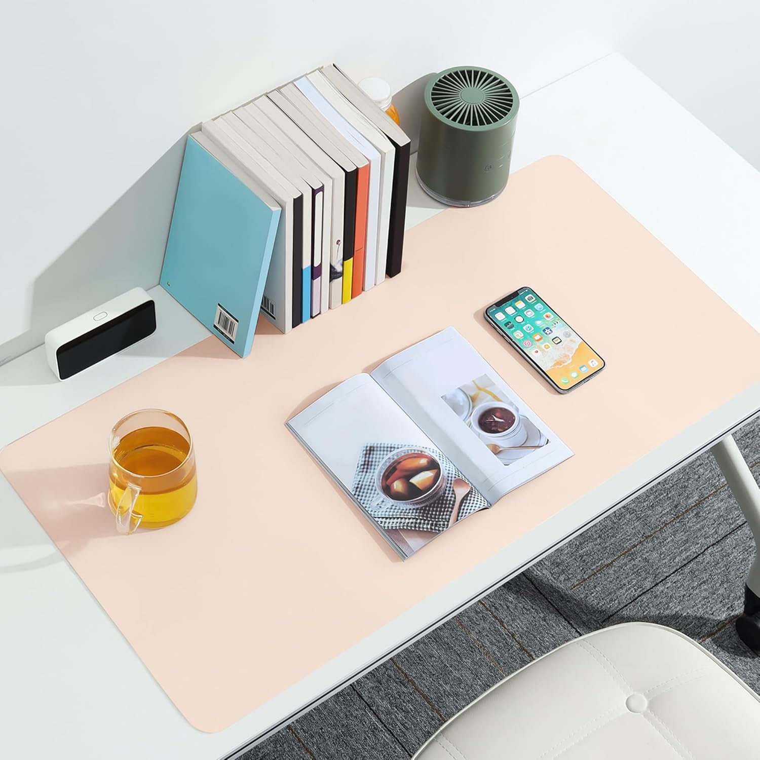 Thumbnail 4 de BUBM Desk Mat (90x43cm) PU leather desk pad – waterproof, wipe-clean writing & mouse mat