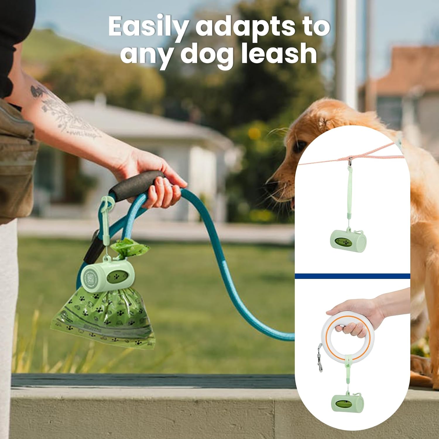 Thumbnail 5 de PawView Manual Retract Dog Poop Bag Holder 105