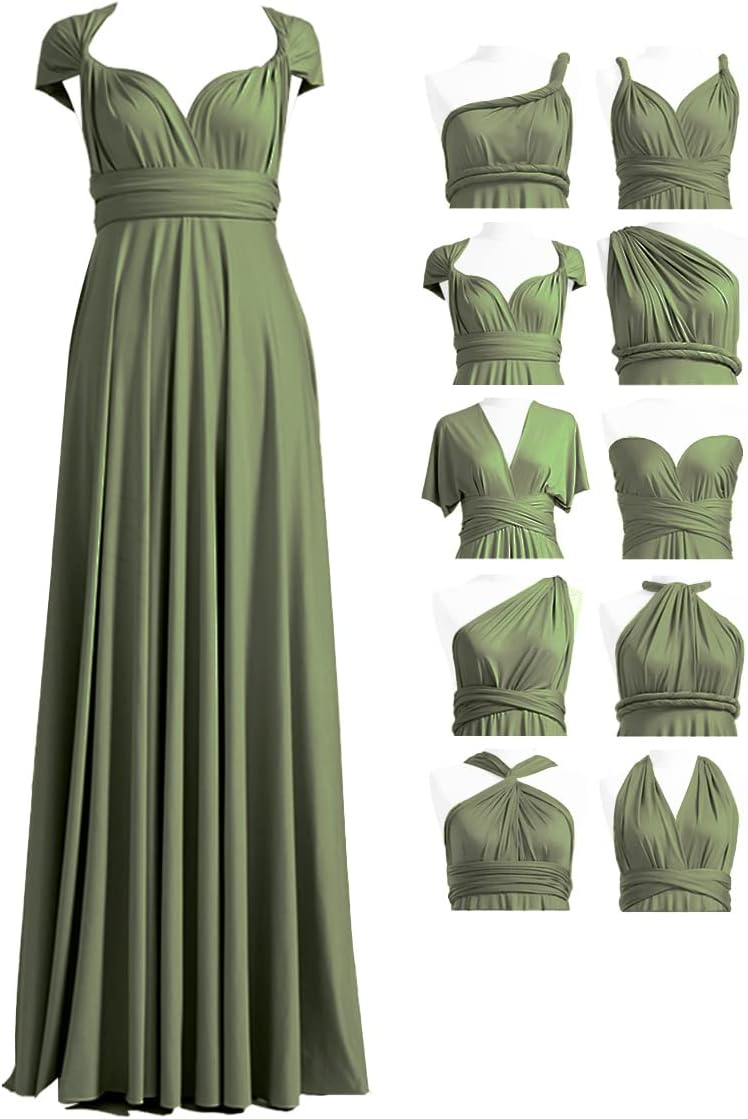 Thumbnail 5 de 72styles Multiway Bridesmaid Dress, Maxi – Soft, Stretchy, and Versatile