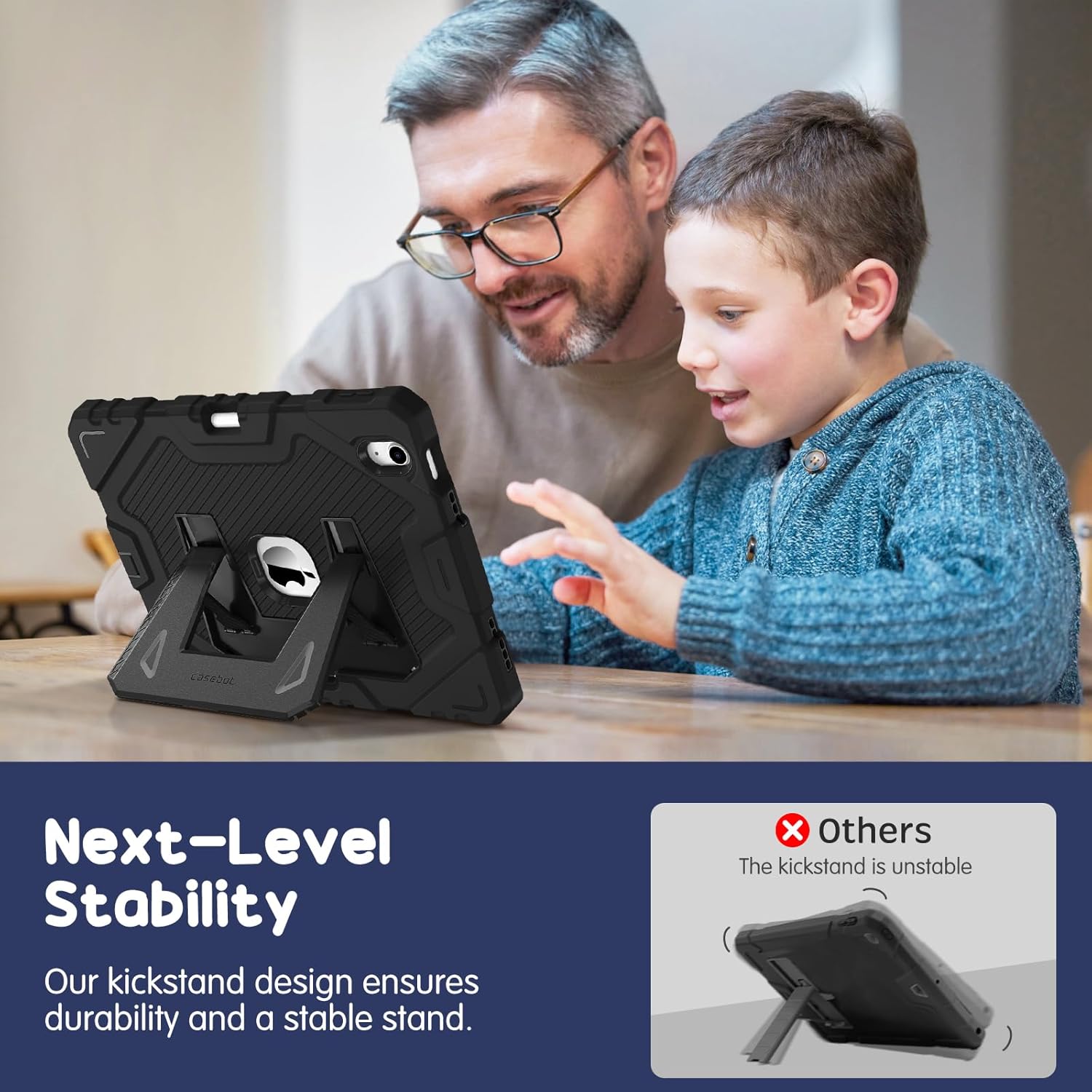 Thumbnail 4 de FINTIE Kids Case for iPad 11in, shockproof stand