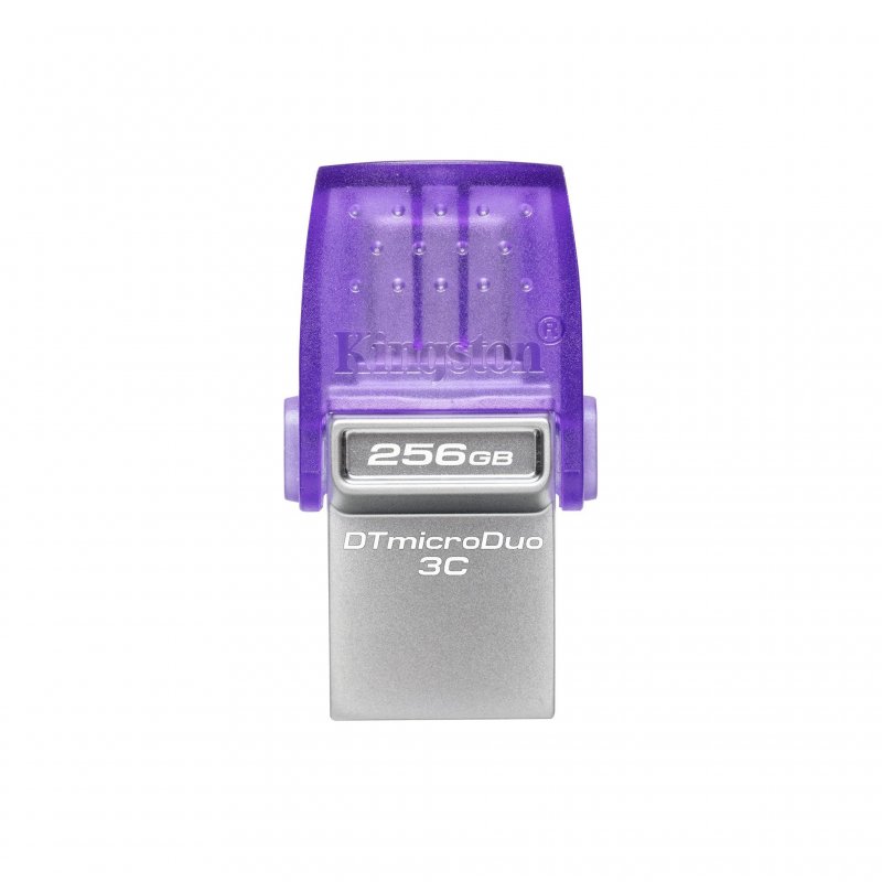 Detalle 1 de Kingston DataTraveler microDuo 3C 256GB: almacenamiento USB-C/USB-A compacto y flexible