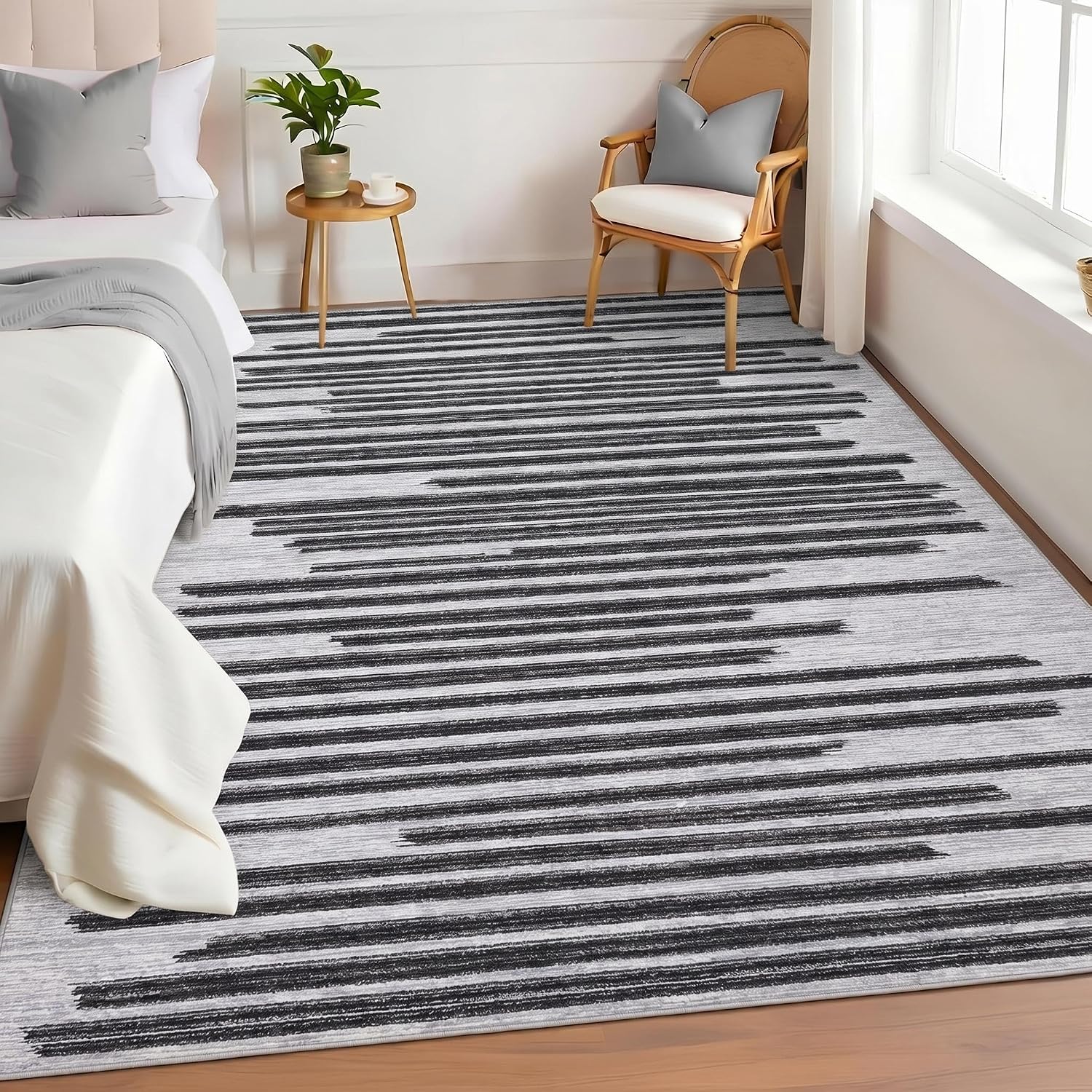Detalle de GarveeHome washable rug 4x6