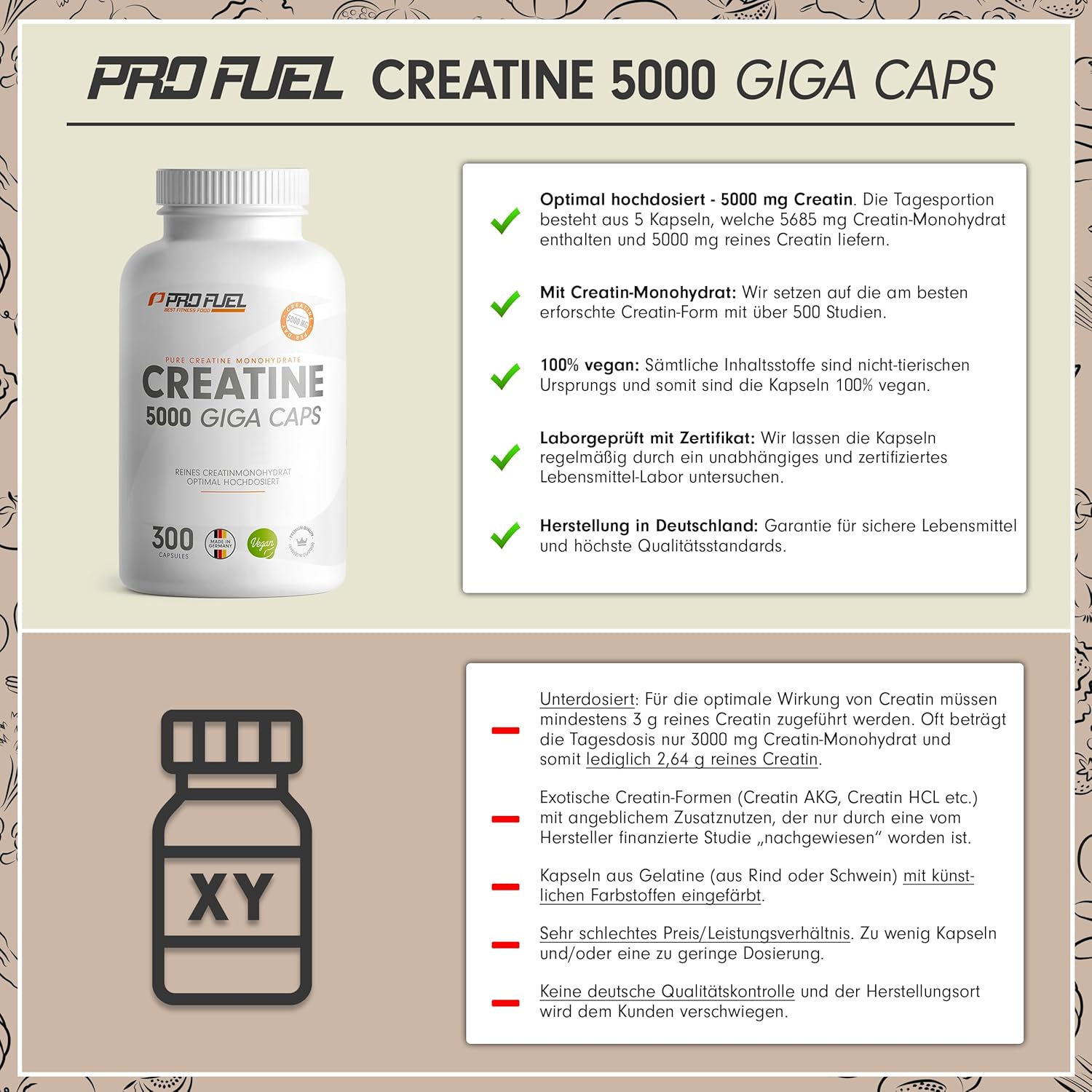 Thumbnail 2 de Creatin 5000 Giga Caps 1137 mg