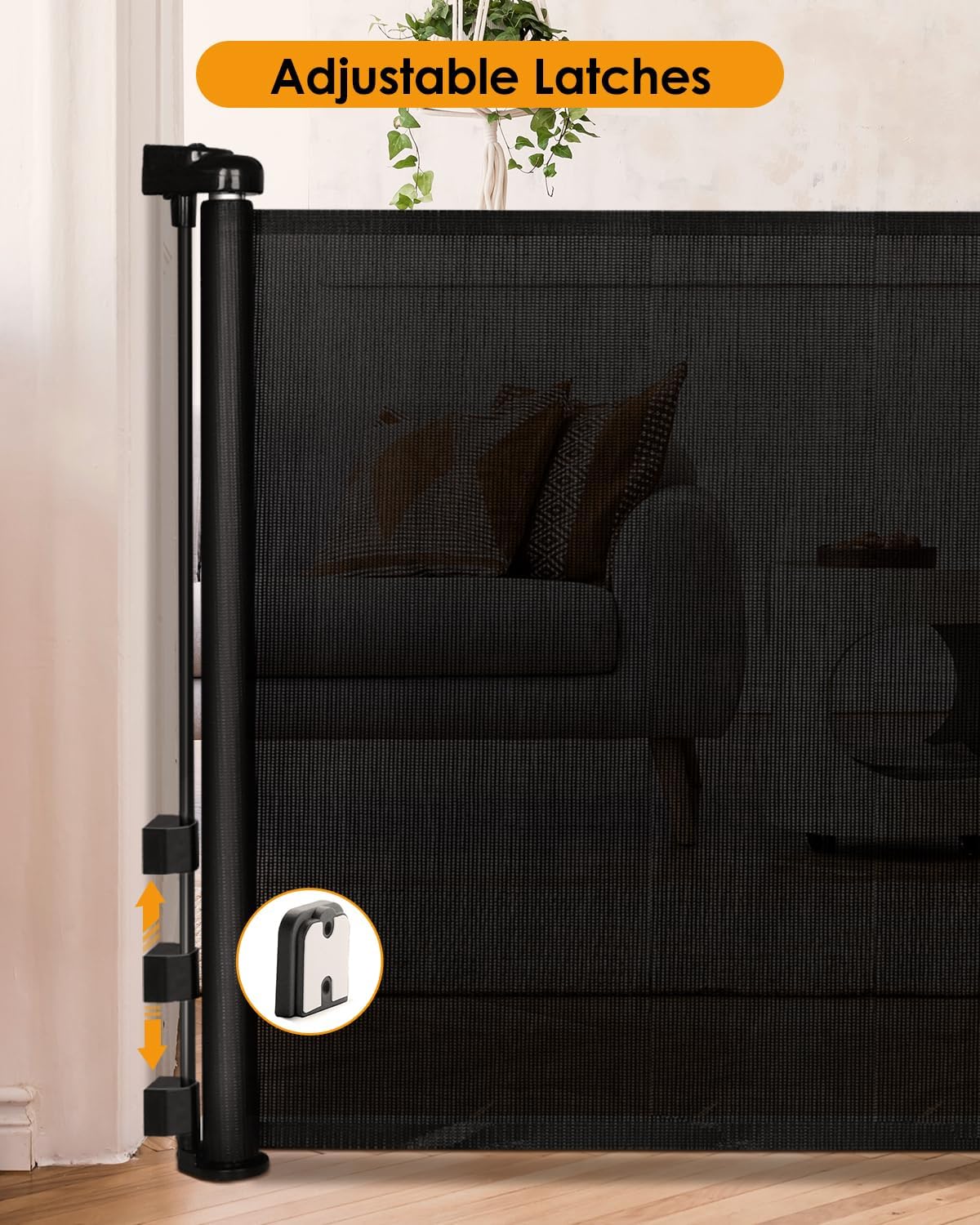 Thumbnail 3 de derimkcoa Retractable Stair Gate 86 cm tall 🚪