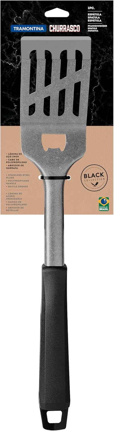 Thumbnail 2 de Tramontina CHURRASCO Black Grillwender, 41 cm – robustes Grillwerkzeug mit integrierter Flaschenöffnung
