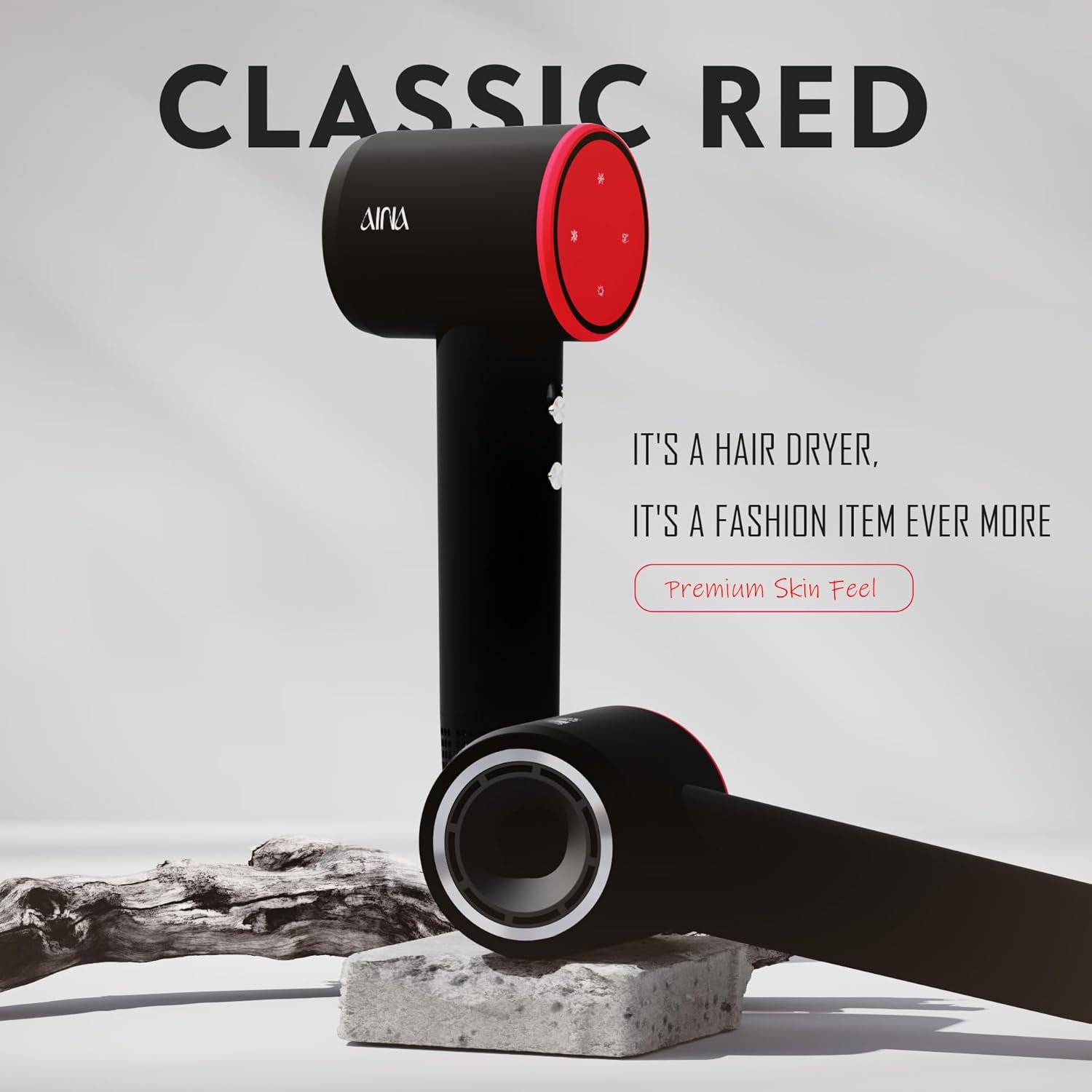 Thumbnail 4 de AINA High Speed Hair Dryer with Brushless Motor (1A Red) – Performance, portability and intelligent heat control