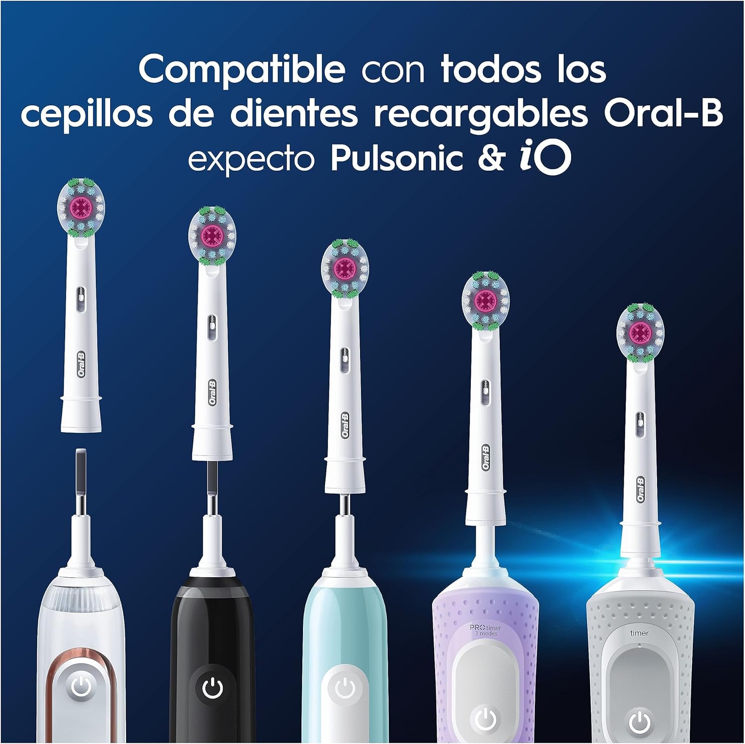 Thumbnail 5 de Oral-B Pro 3D White 8 cabezales