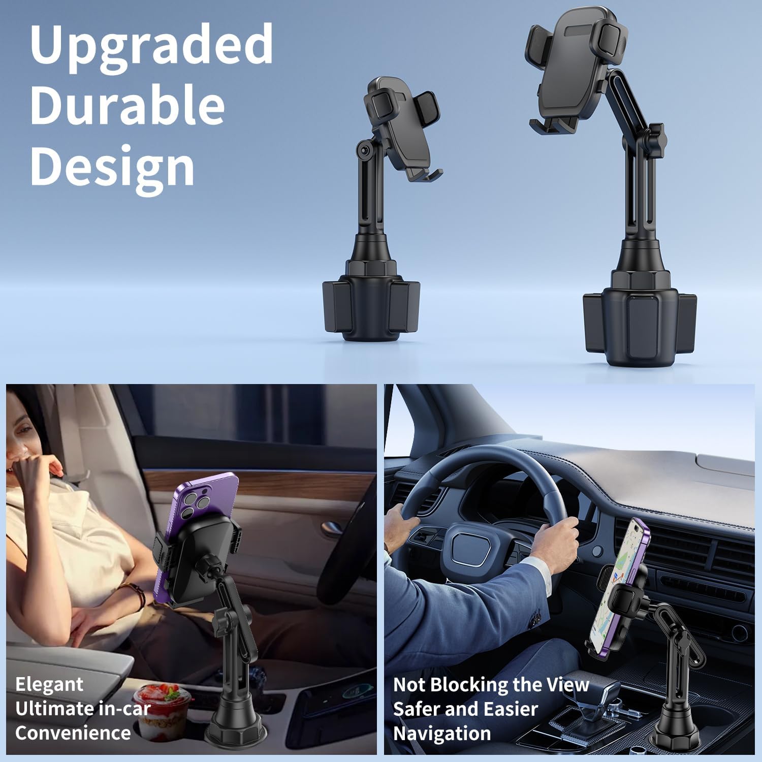 Thumbnail 6 de bokilino Cup Phone Mount for Car Adjustable Neck