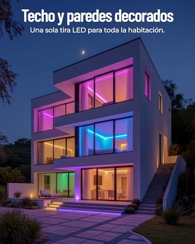 Detalle 2 de Beaeet Luces LED Tira 24V RGB 30 m (2×15 m) con Mando y App Bluetooth