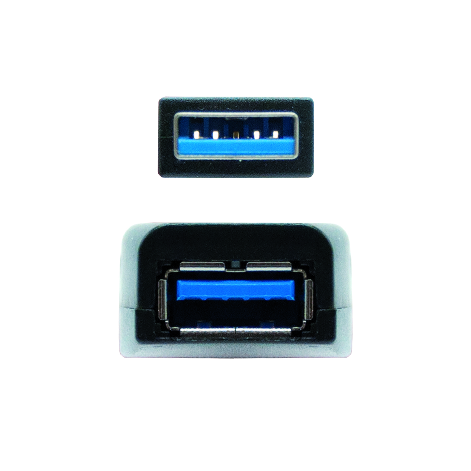 Detalle 2 de Nanocable Prolongador Amplificado USB 3.0 A/M-A/H 5m Negro