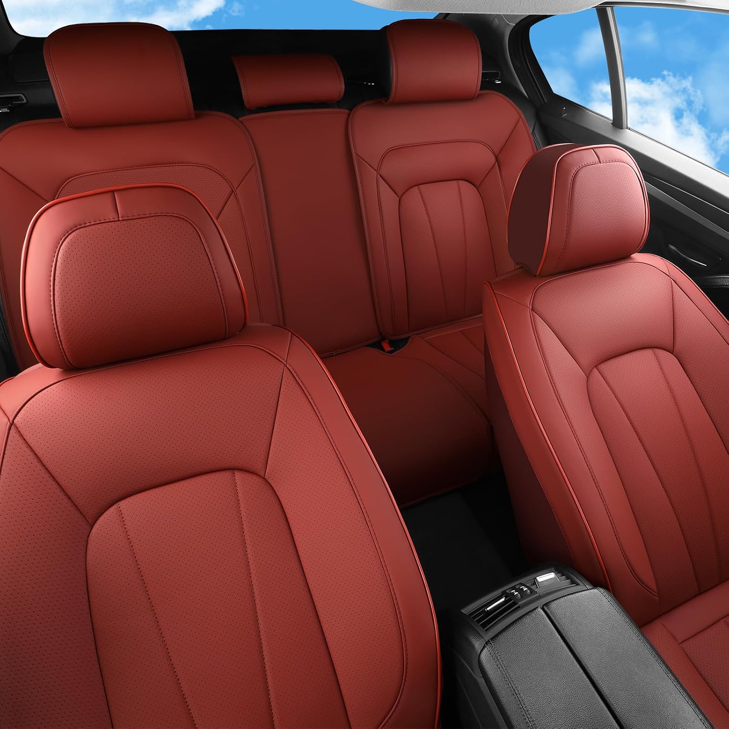 Detalle 2 de CarLuxor Leather Car Seat Covers