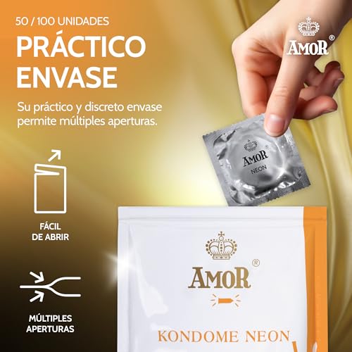 Thumbnail 5 de AMOR Premium Préservatifs Neon – 50 pièces