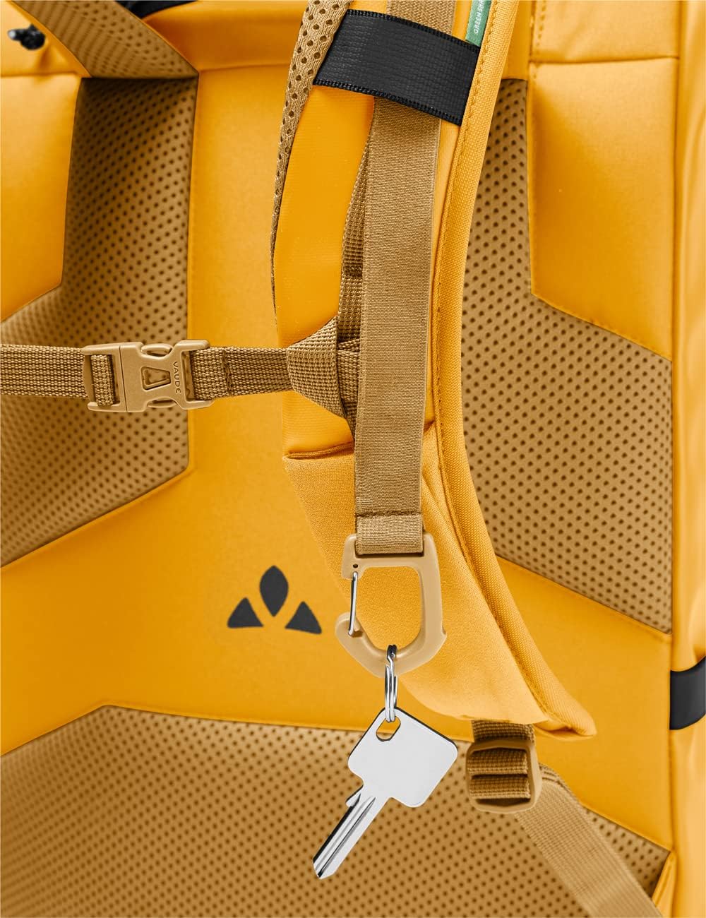 Detalle de VAUDE Mineo Backpack 23 (23 l) – Laptop-Rucksack mit Rolltop, 15,6"-Fach und Vent Urban System
