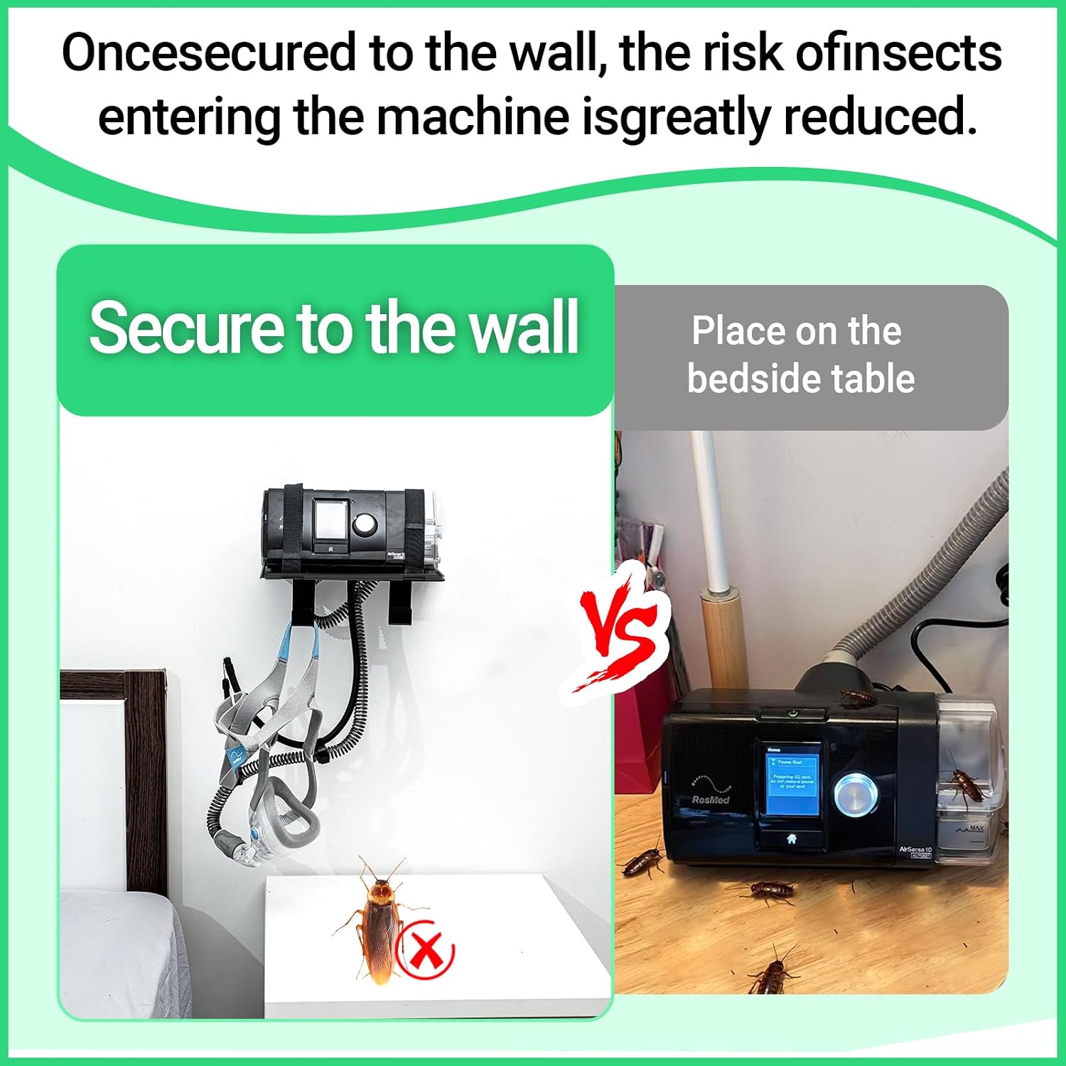 Thumbnail 3 de CPAP Wall Mount Shelf for ResMed AirSense 11