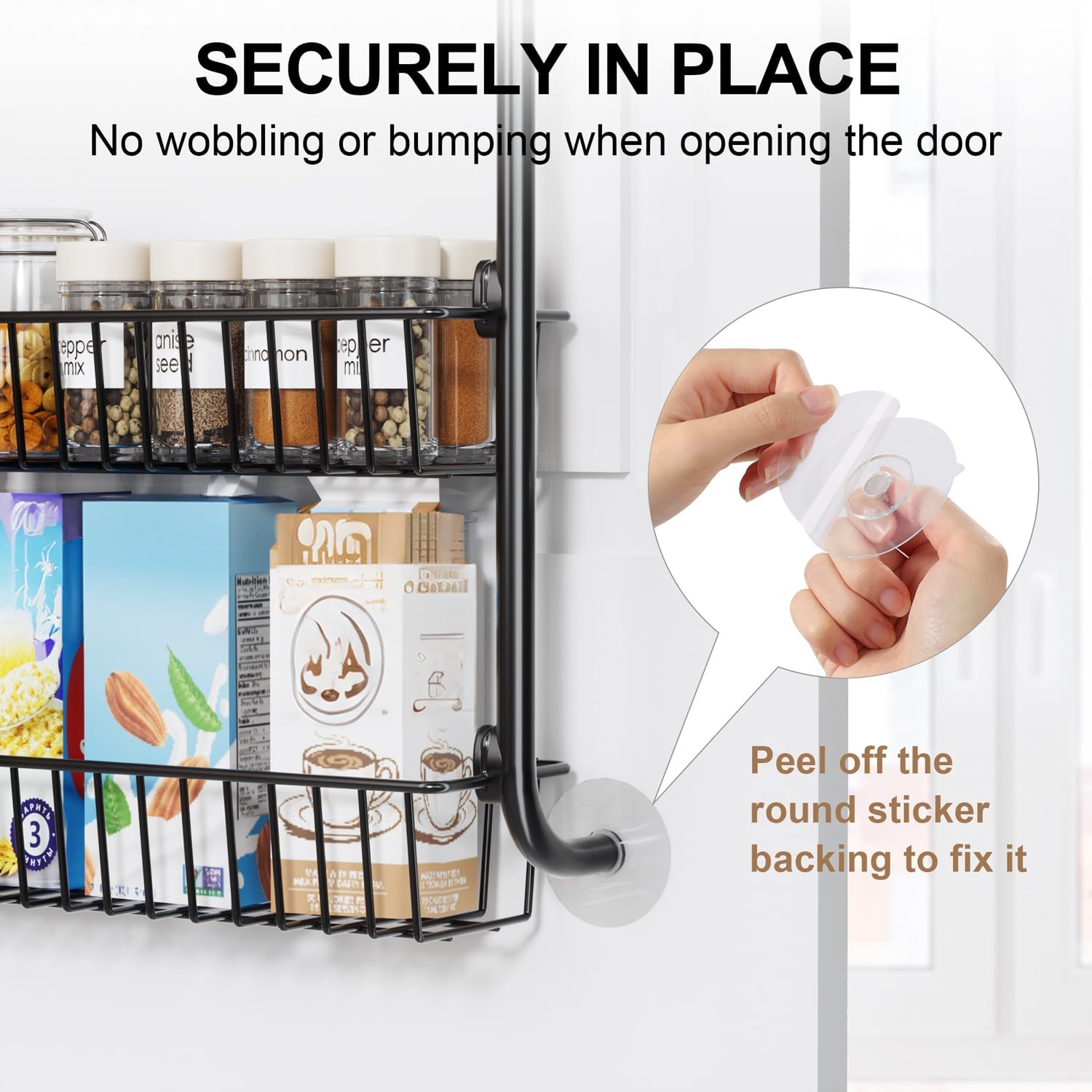 Detalle 2 de Delamu Over the Door Pantry Organizer 6-tier