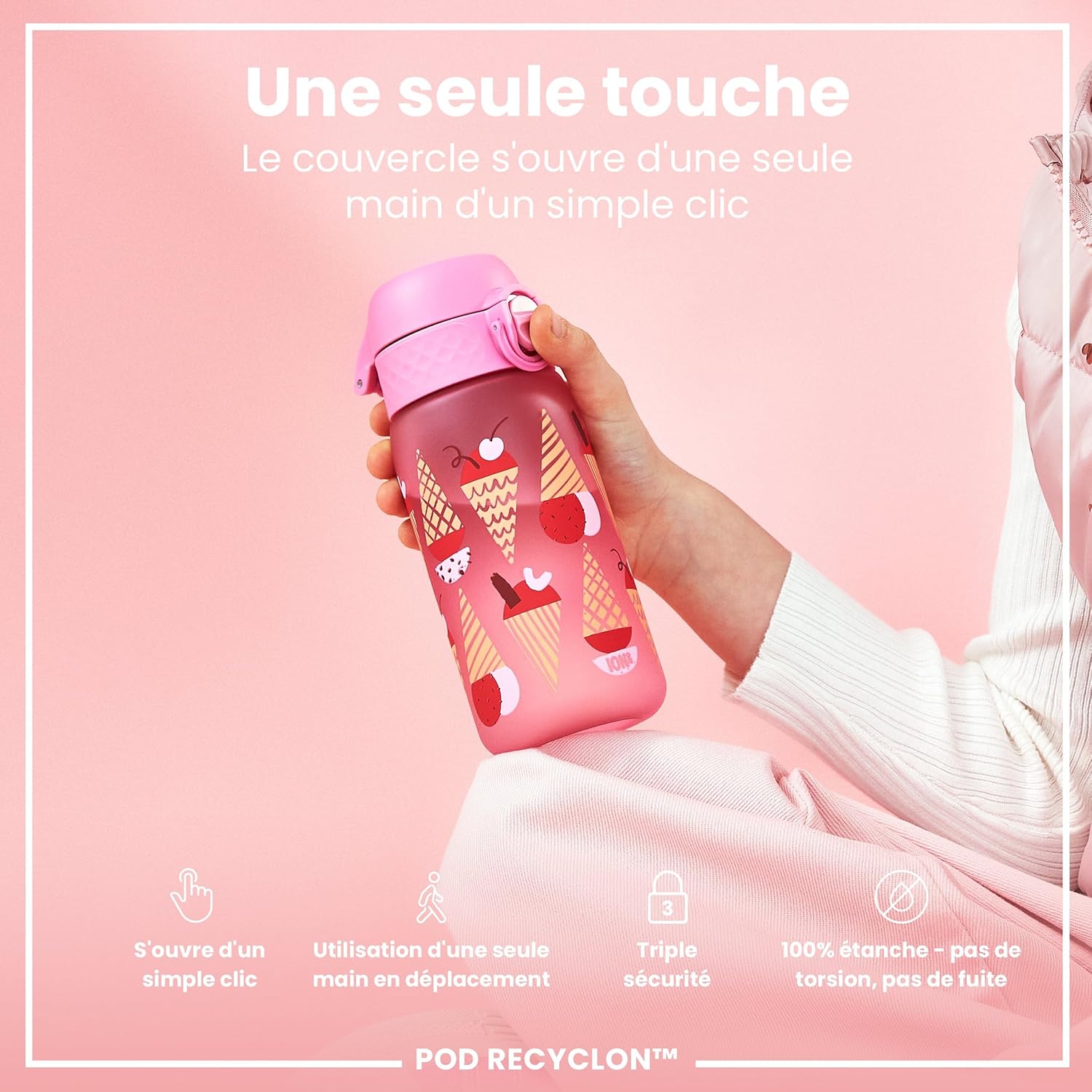 Detalle de ion8 Gourde Enfant 350 ml