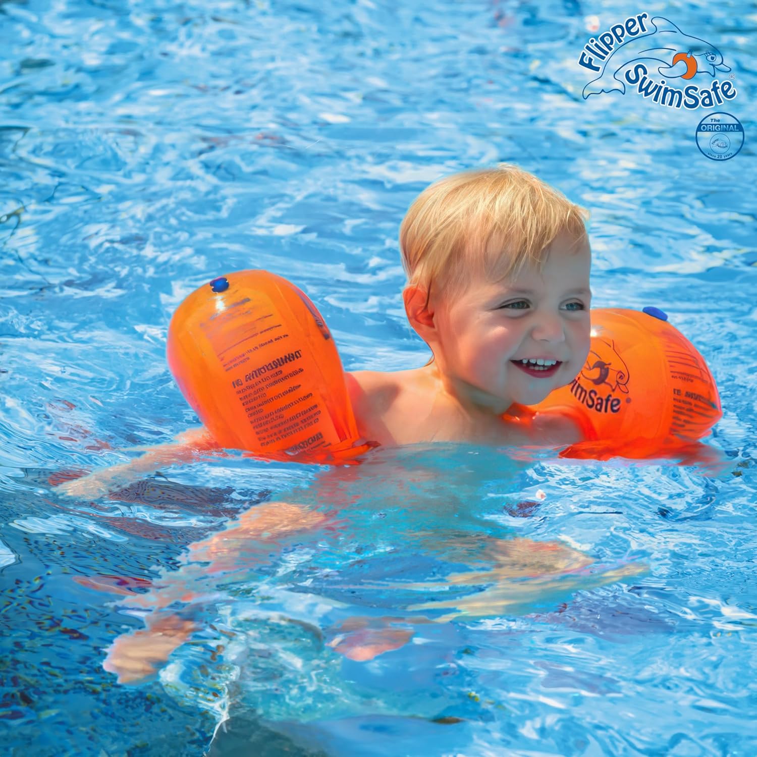 Thumbnail 1 de Flipper Swimsafe 1010 – Schwimmflügel für Babys ab 12 Monaten (Orange)