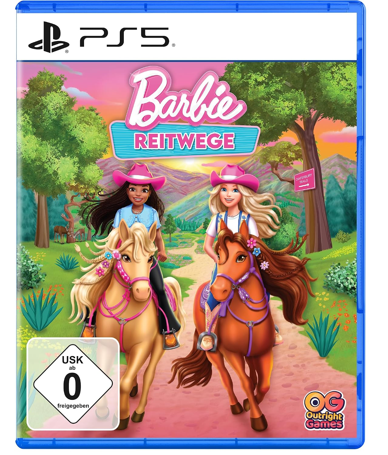 Detalle de Barbie: Reitwege für PS5 – Pferde pflegen, Park entdecken und Wildtiere fotografieren