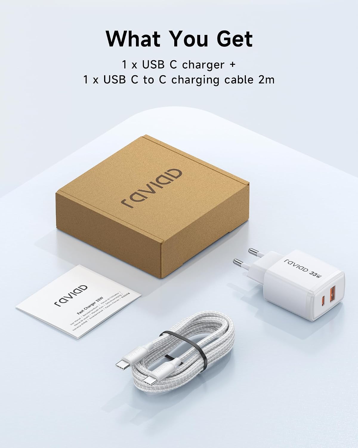 Thumbnail 5 de RAVIAD 33W Cargador USB C Carga rápida
