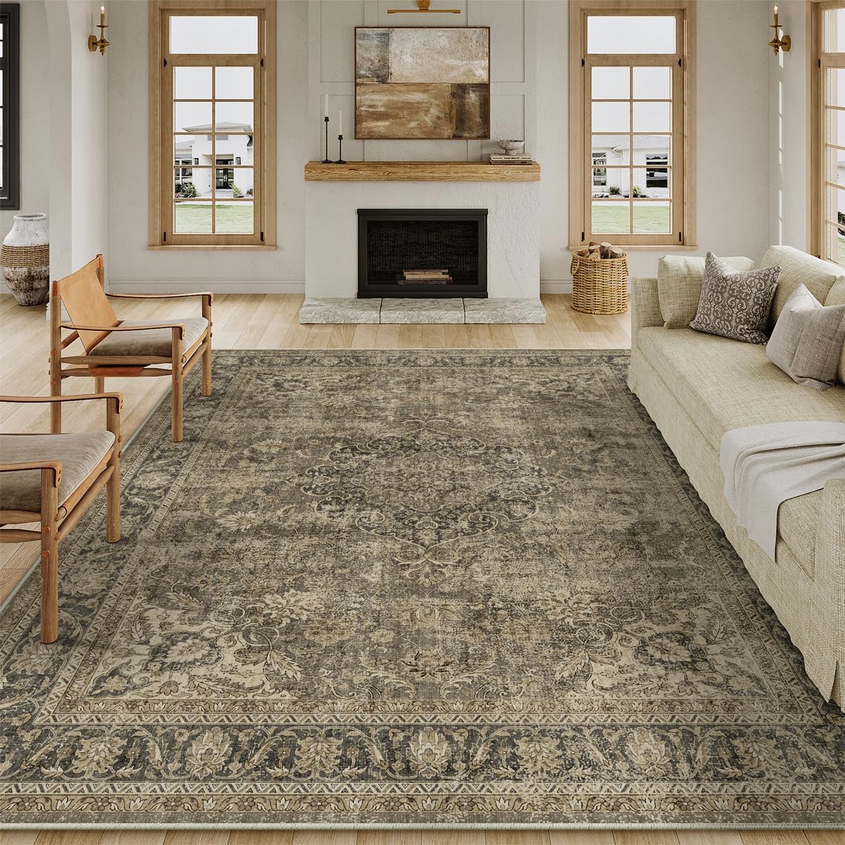 Detalle de HUGEAR vintage rug 240x300cm