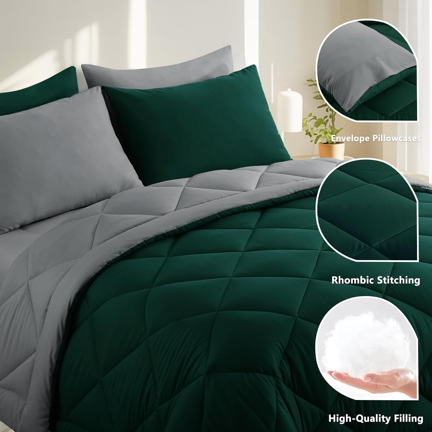Thumbnail 4 de RUIKASI Coverless Duvet King Size 10.5 Tog