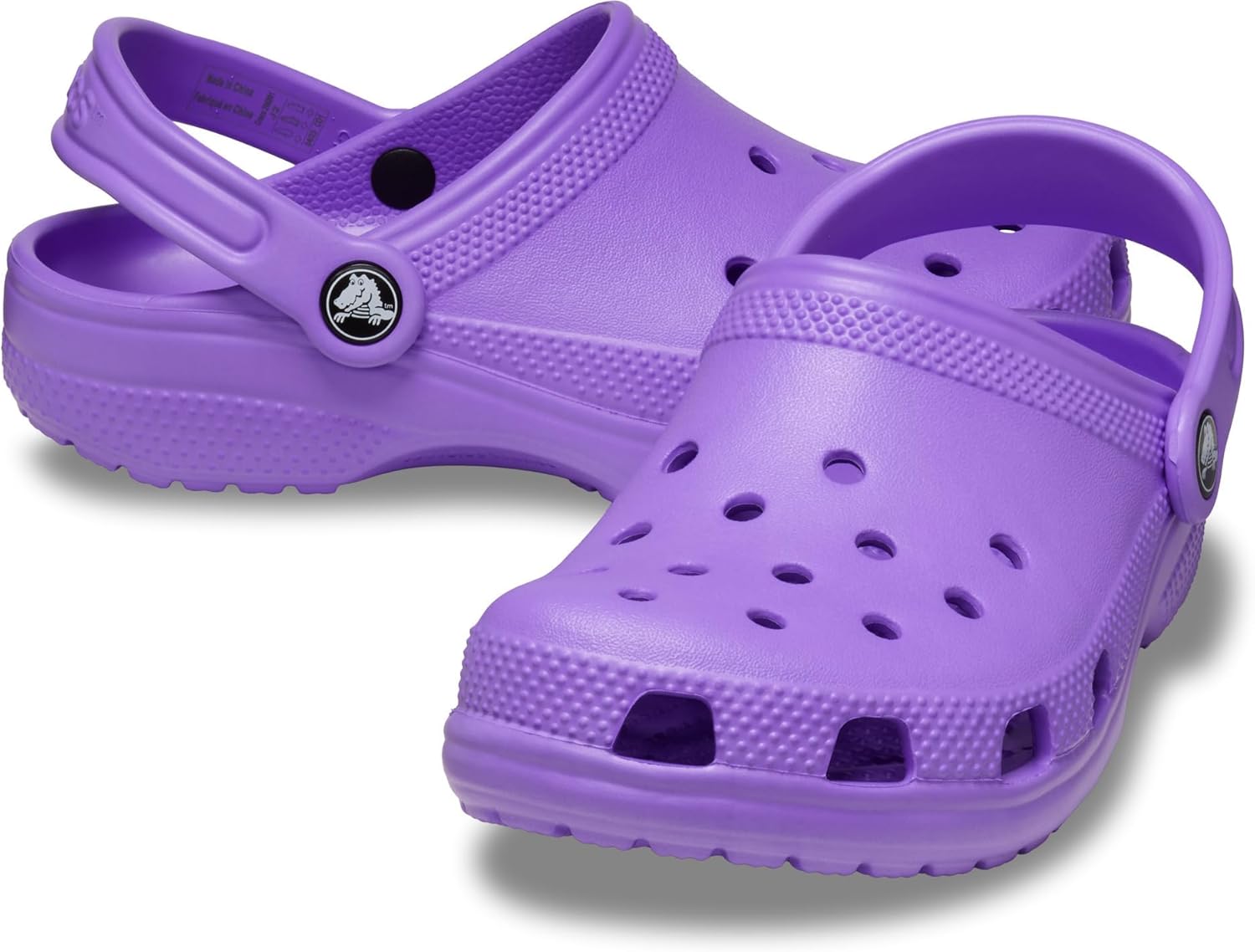 Thumbnail 5 de Crocs Unisex Kinder Classic Clog T – mit kippbarem Fersenriemen für sicheren Sitz