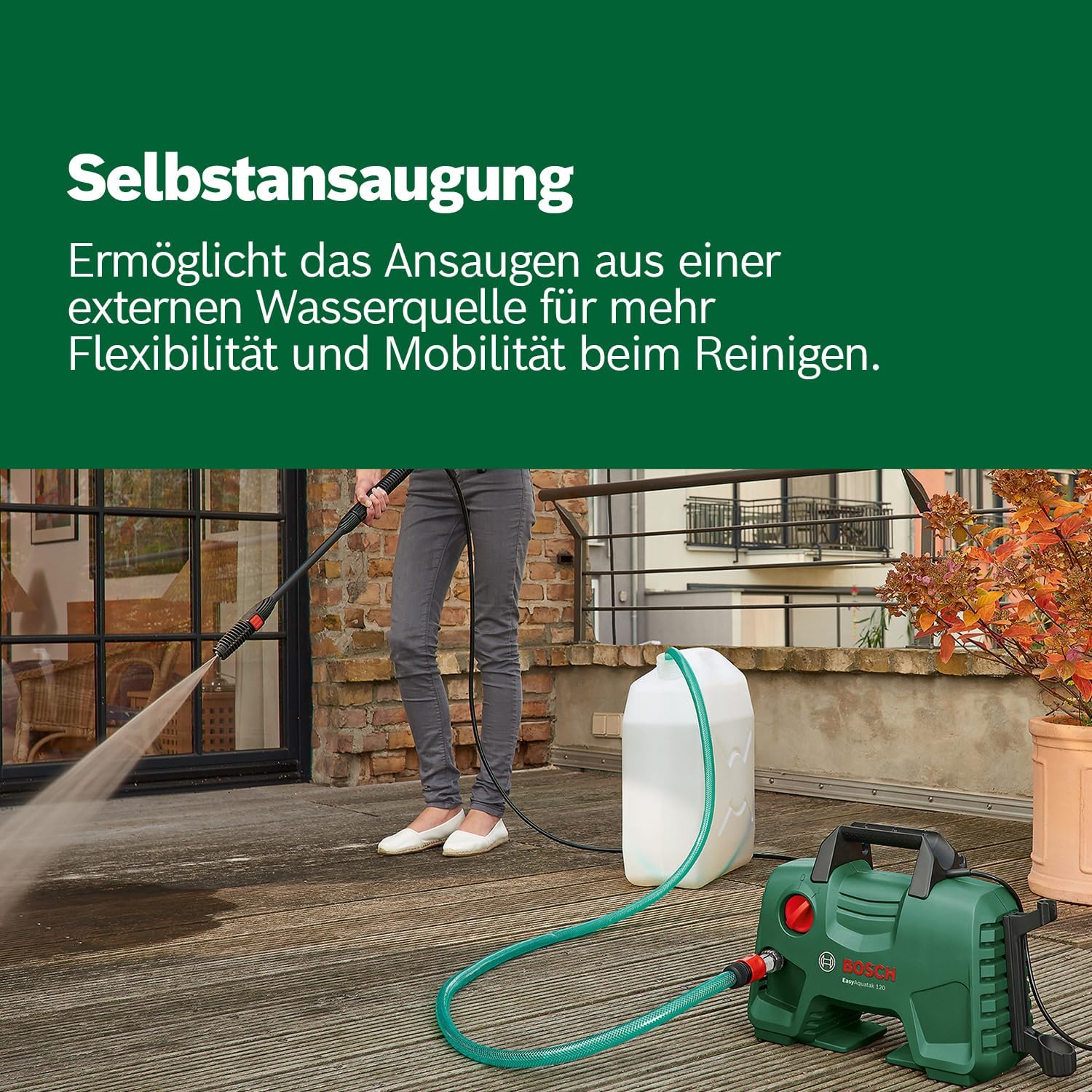 Detalle 2 de Bosch EasyAquatak 120 Hochdruckreiniger 1500 W