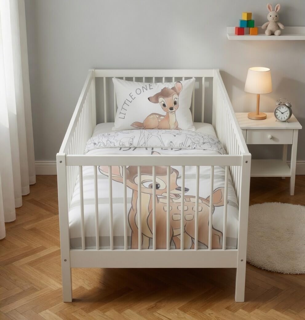 Thumbnail 6 de Bambi 125_SML Disney Baby Bedding Set, 100 x 135 cm, Reversible Cotton