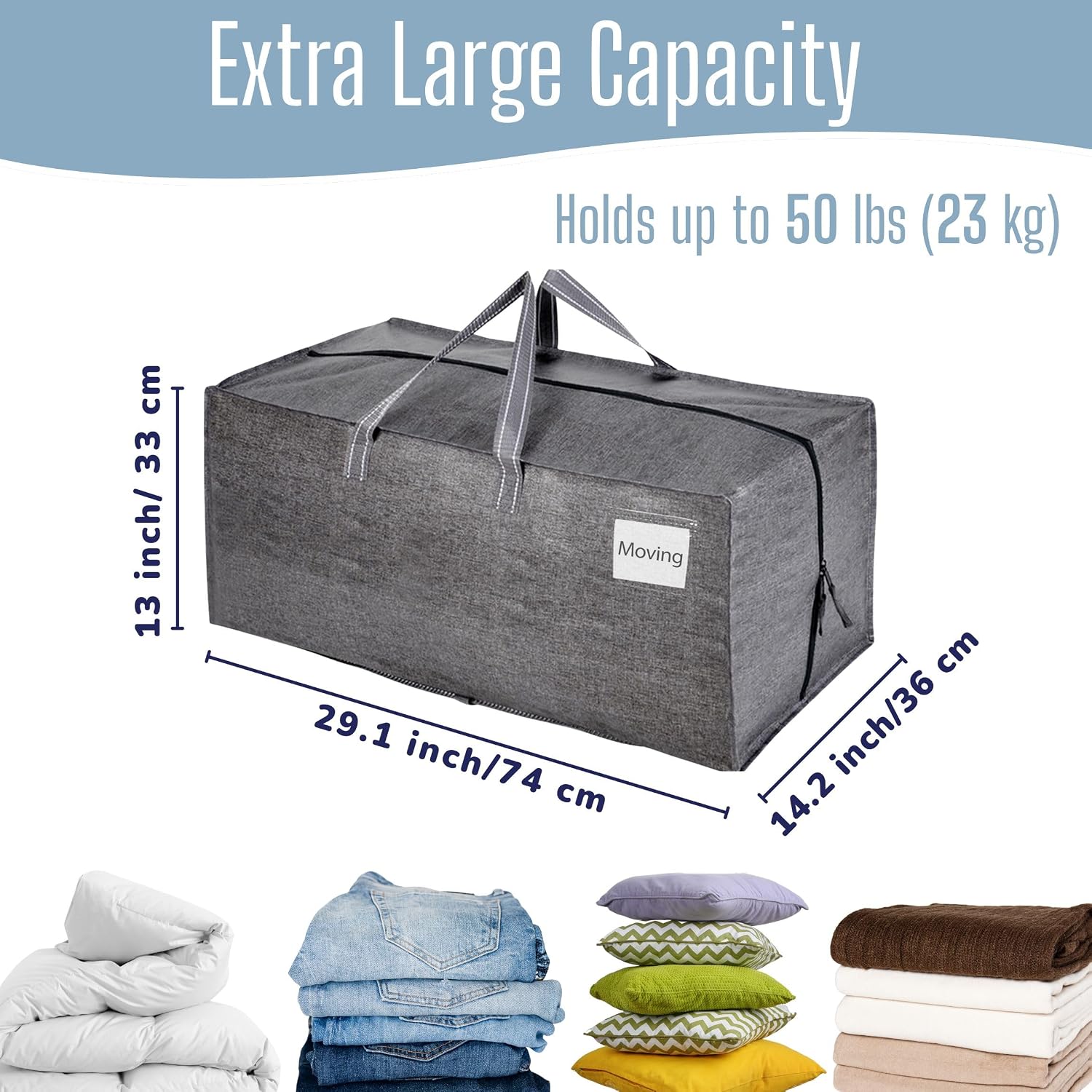 Thumbnail 1 de VENO 8 Pack Heavy Duty Moving Bags with Backpack Straps