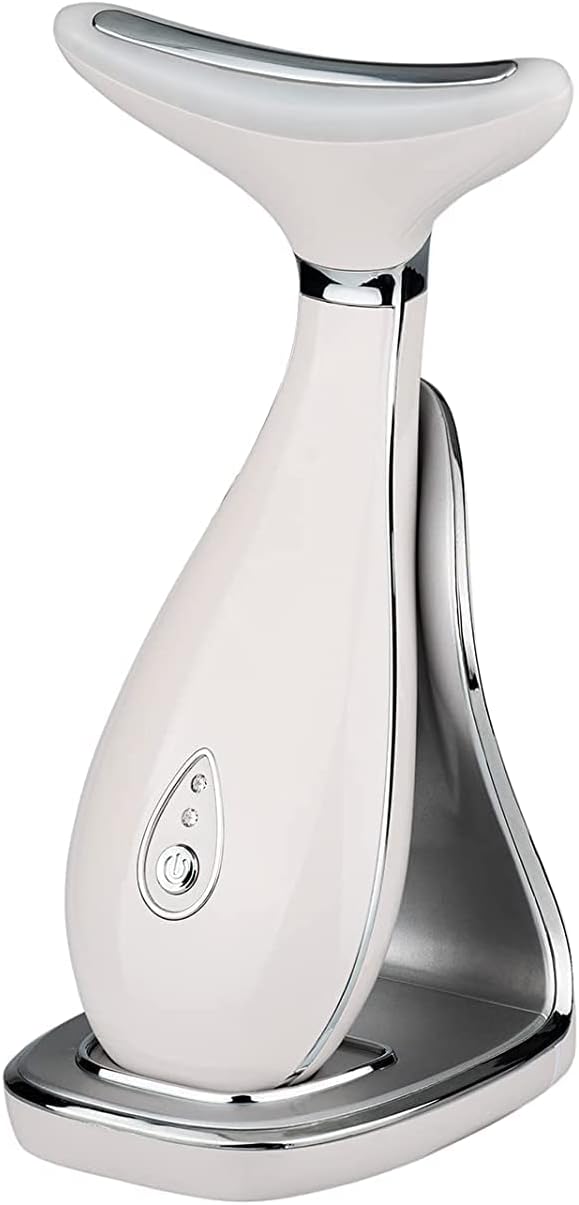 Detalle de VRAIKO LILY Massaggiatore viso-collo: tripla azione LED, vibrazione regolabile e calore per rassodare la pelle
