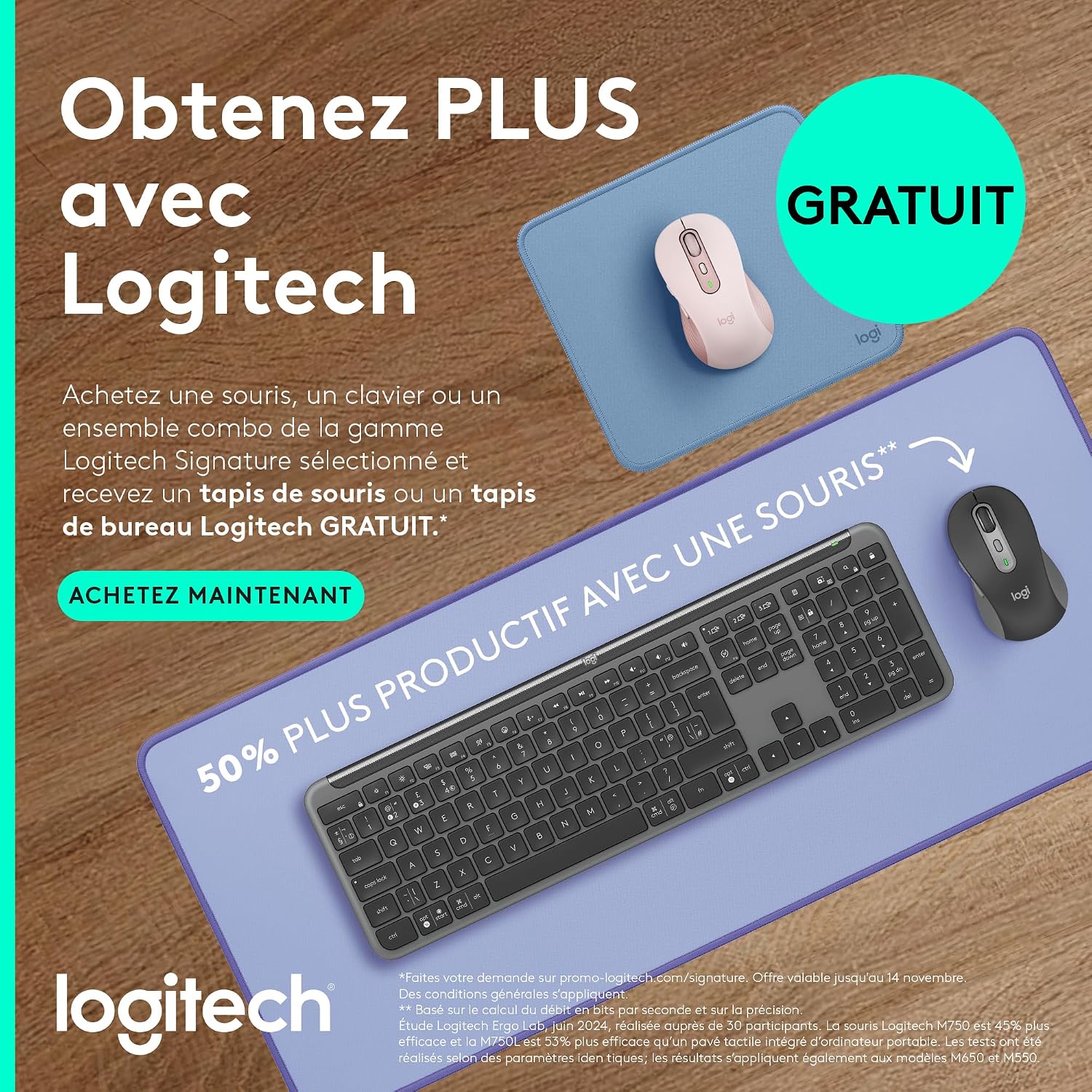 Detalle de Logitech M705 Marathon sans Fil: Souris ergonomique avec récepteur Unifying et défilement rapide