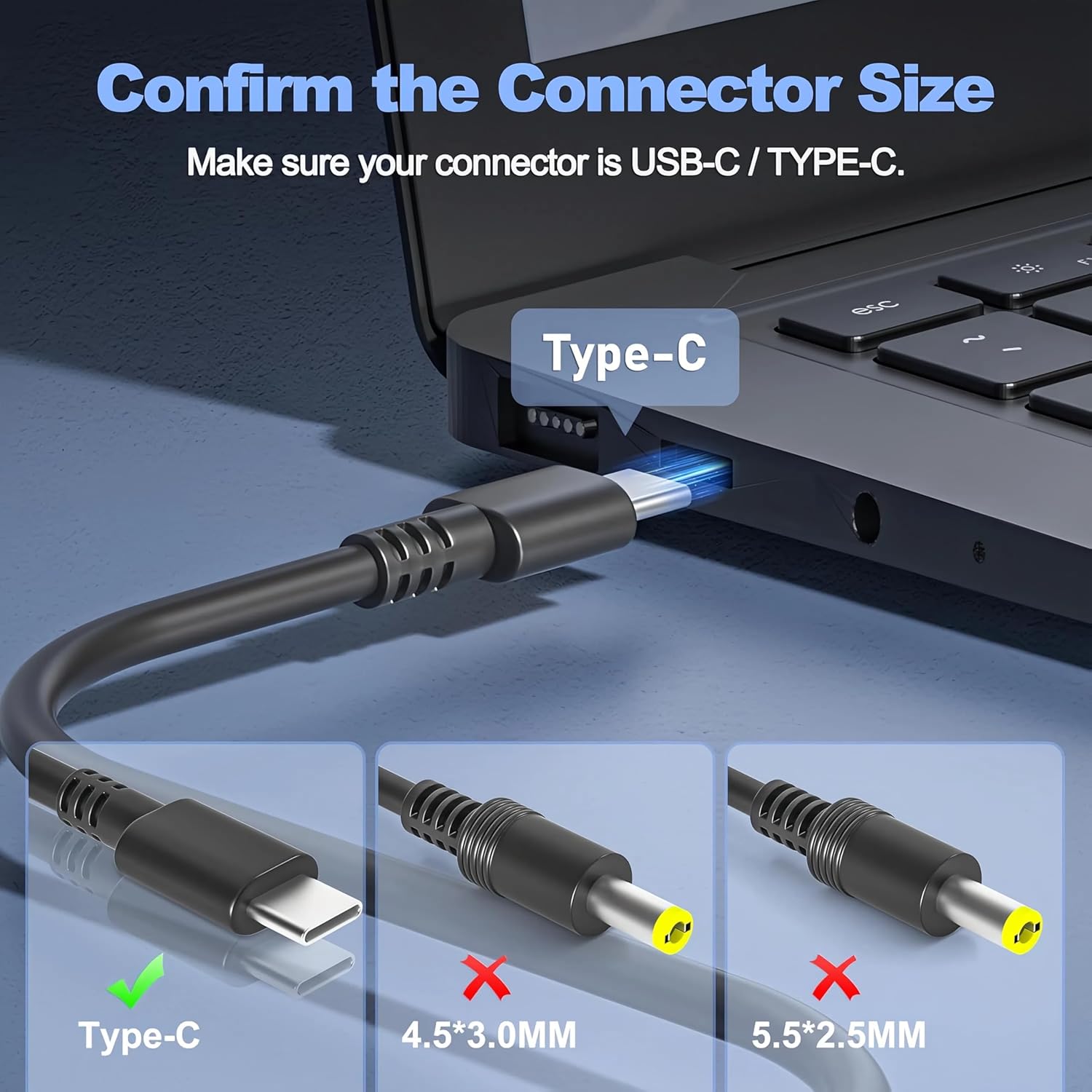 Thumbnail 4 de SCOVEE 65W USB-C Charger for HP Laptops