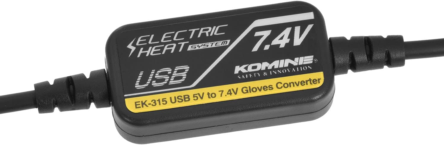 Thumbnail 3 de コミネ EK-315 バイク用グローブコンバーター USB 5V-7.4V対応 ブラック Free
