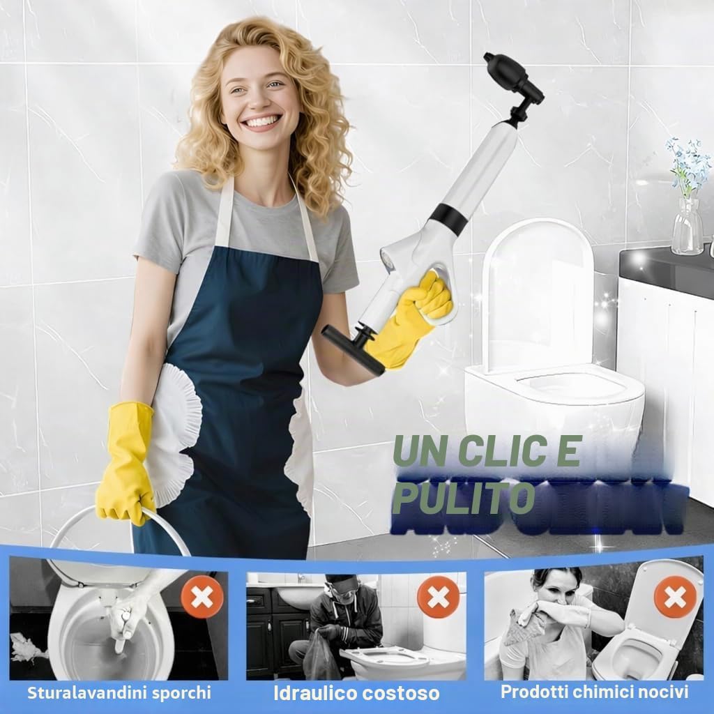 Thumbnail 2 de Stura WC ad alta pressione con manometro visibile - DUREVOLE e versatile per igiene domestica