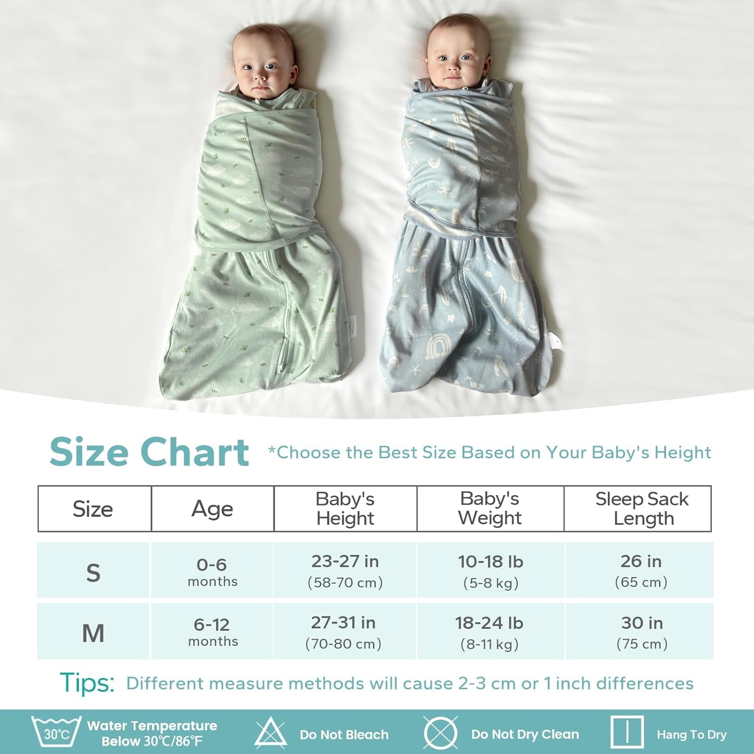 Thumbnail 2 de Lilbestie Baby Sleeping Swaddle Bag 1.0 Tog – 3-in-1 Adjustable Silent Hook for Newborns (0–12 Months)