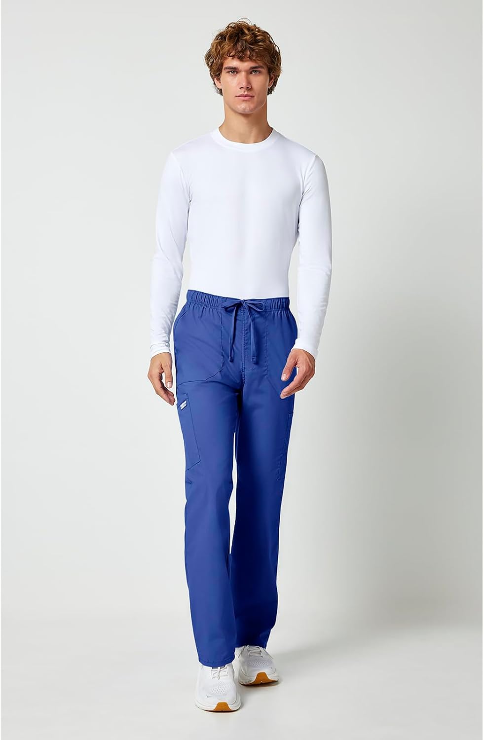 Detalle de Cherokee men's scrub pants, tapered leg
