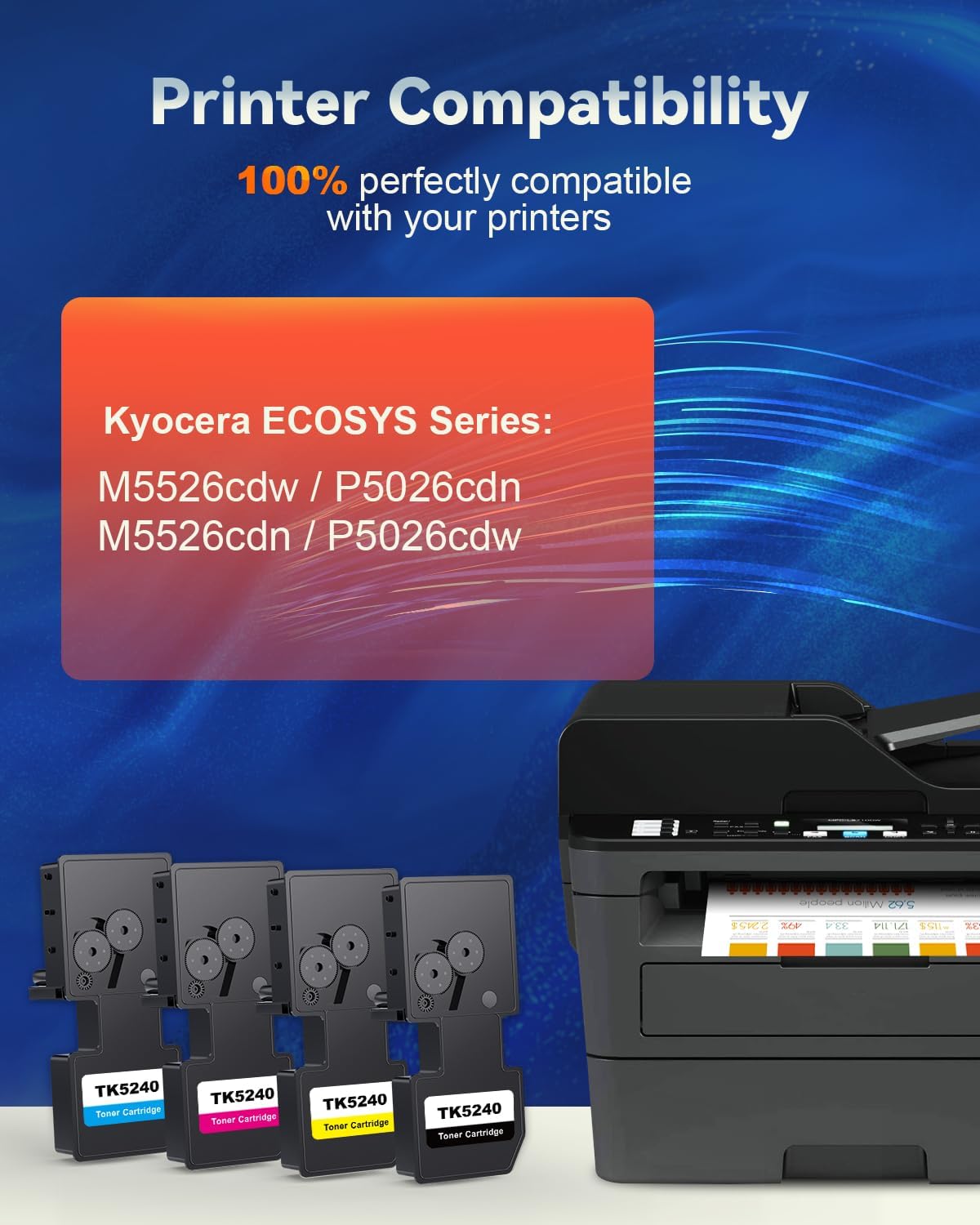 Thumbnail 1 de Kyocera TK5240 Tóner Compatible 🖨