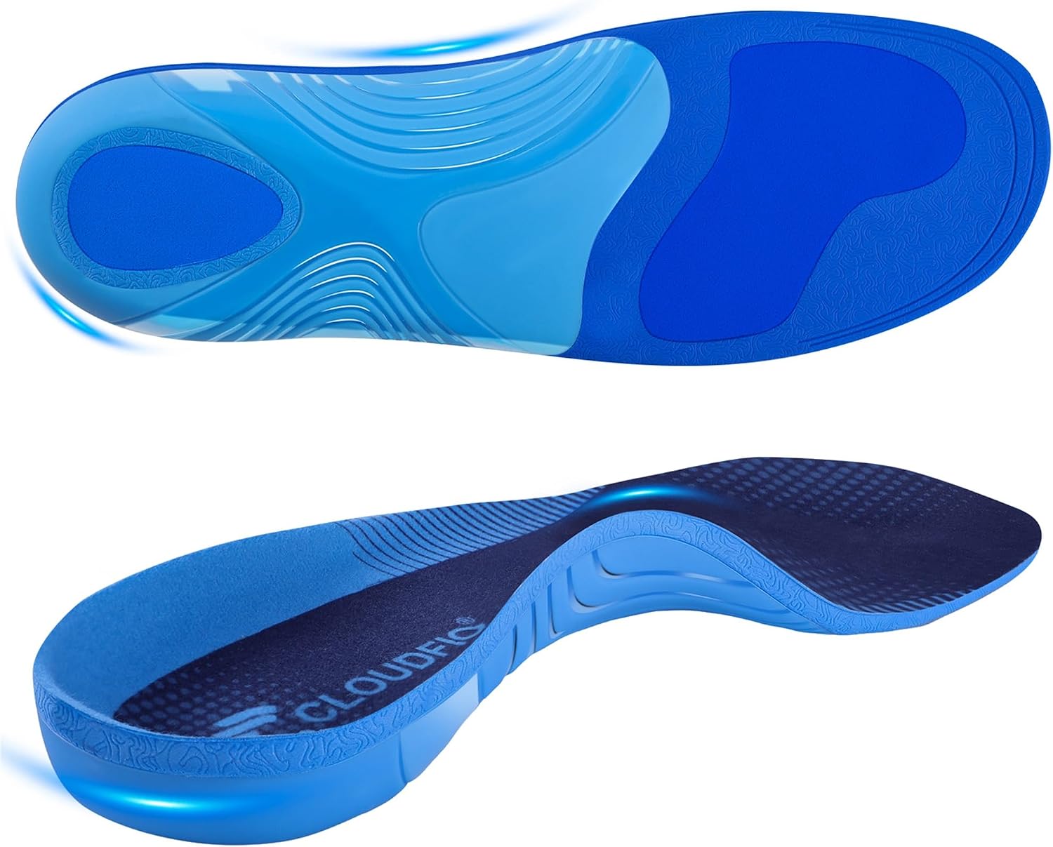 Detalle de Cloudflo Plantar Fasciitis Insoles for Men and Women with High Arch Support