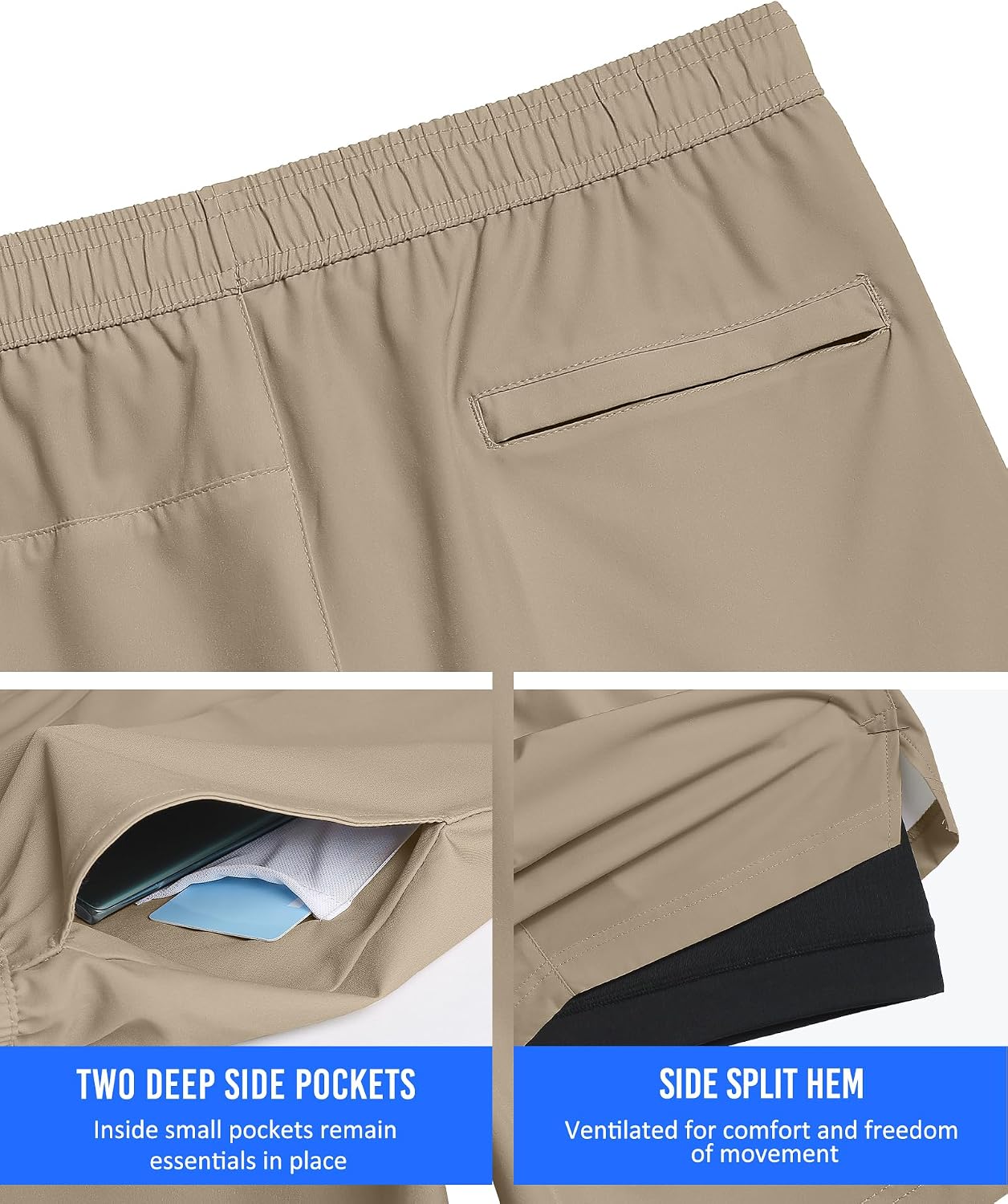 Thumbnail 5 de maamgic Mens 5" Running Shorts